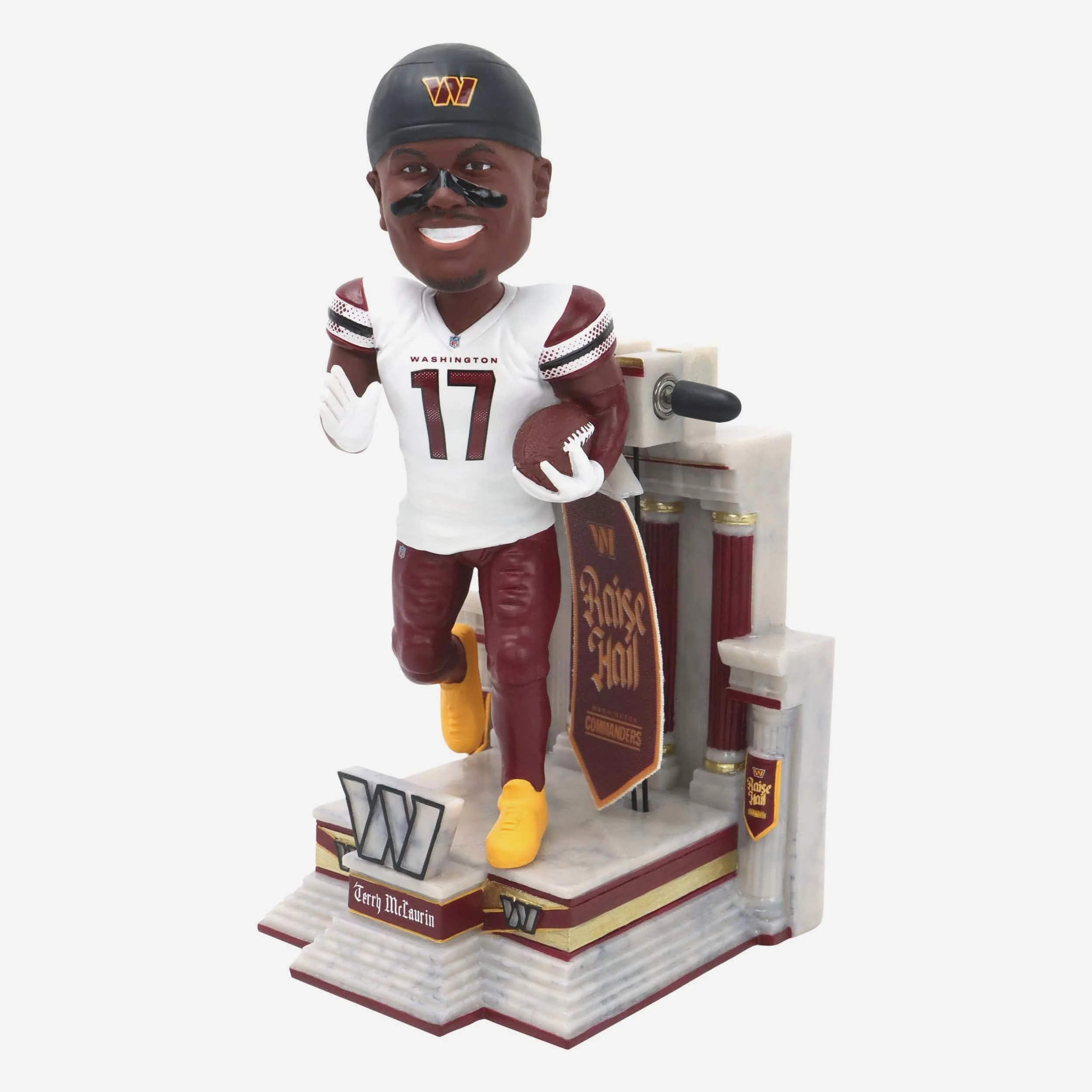 Terry McLaurin Washington Commanders Raise Hail Banner Raising Bobblehead - Image 4