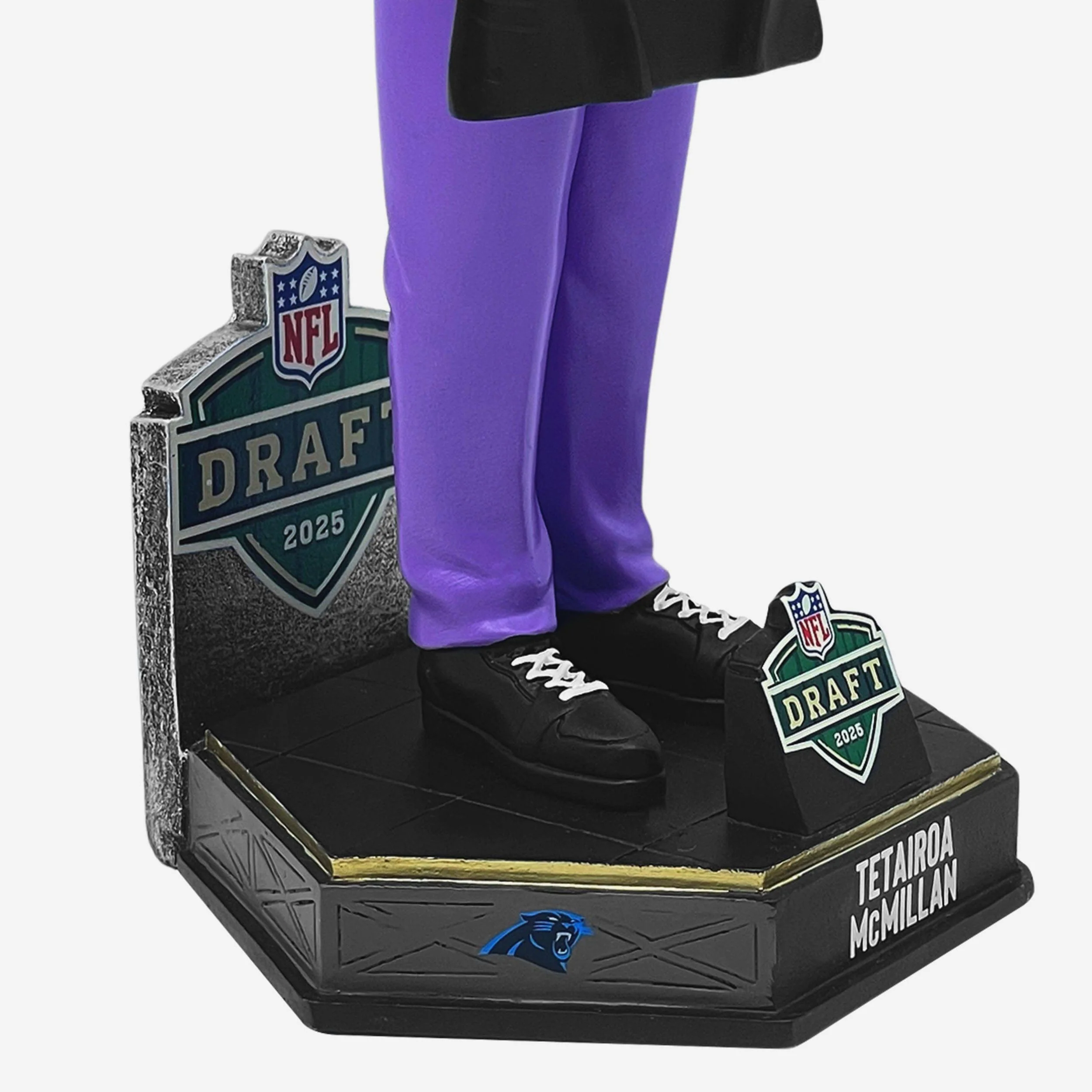 Tetairoa McMillan Carolina Panthers 2025 NFL Draft Pick Number 8 Bobblehead - Image 3