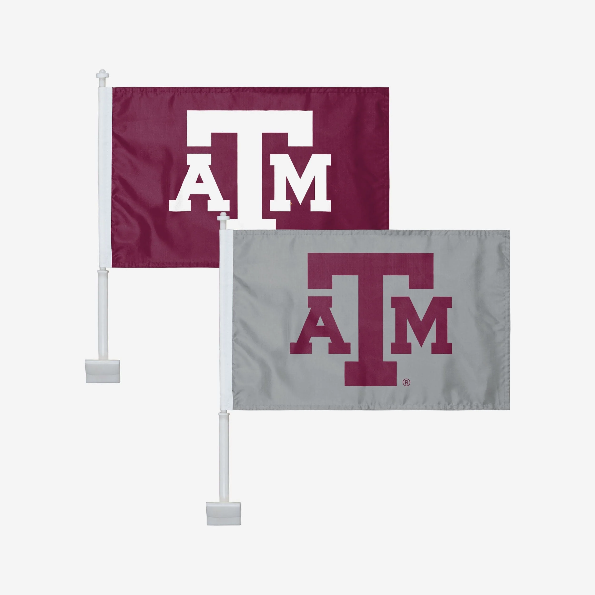 Texas A&M Aggies 2 Pack Solid Car Flag