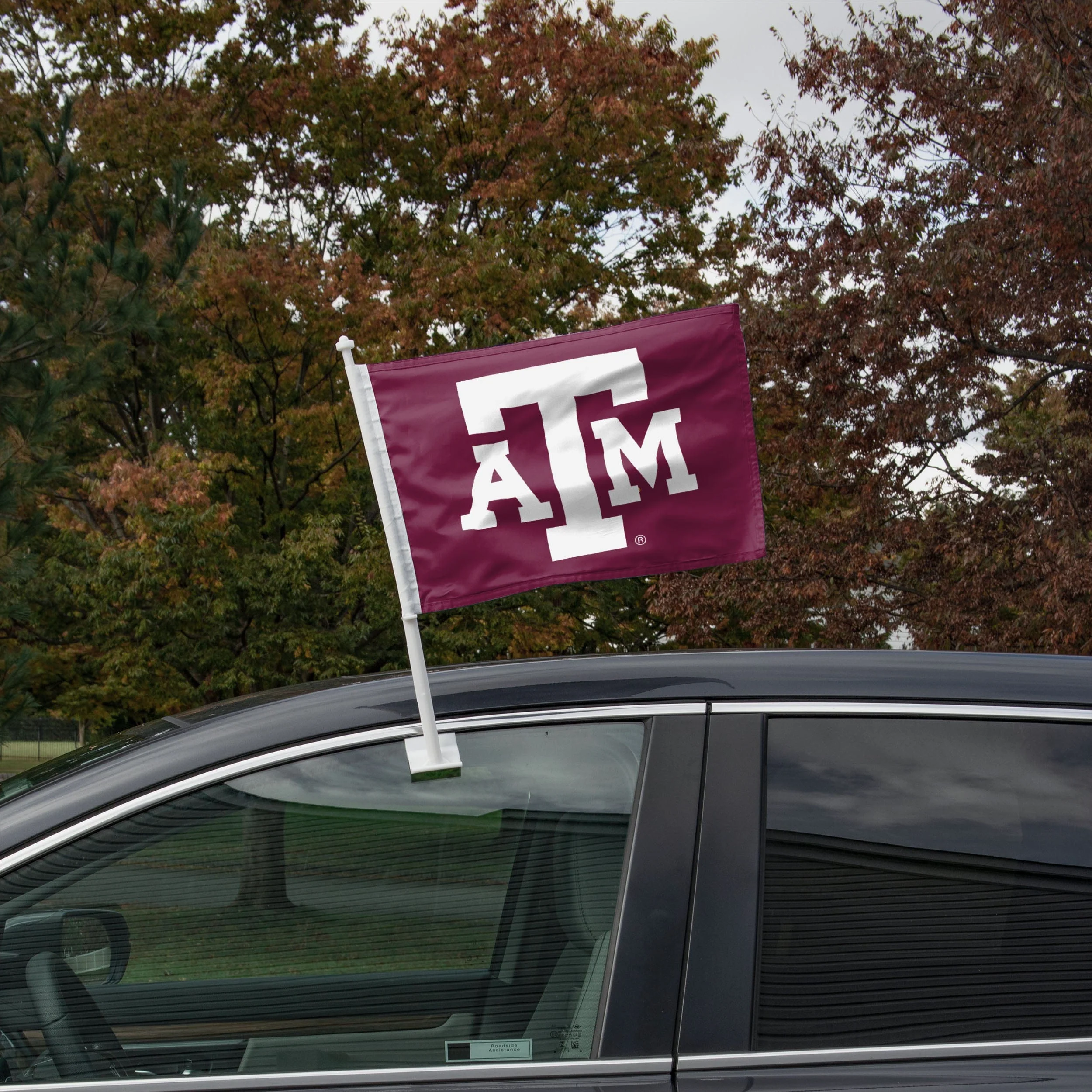Texas A&M Aggies 2 Pack Solid Car Flag - Image 2