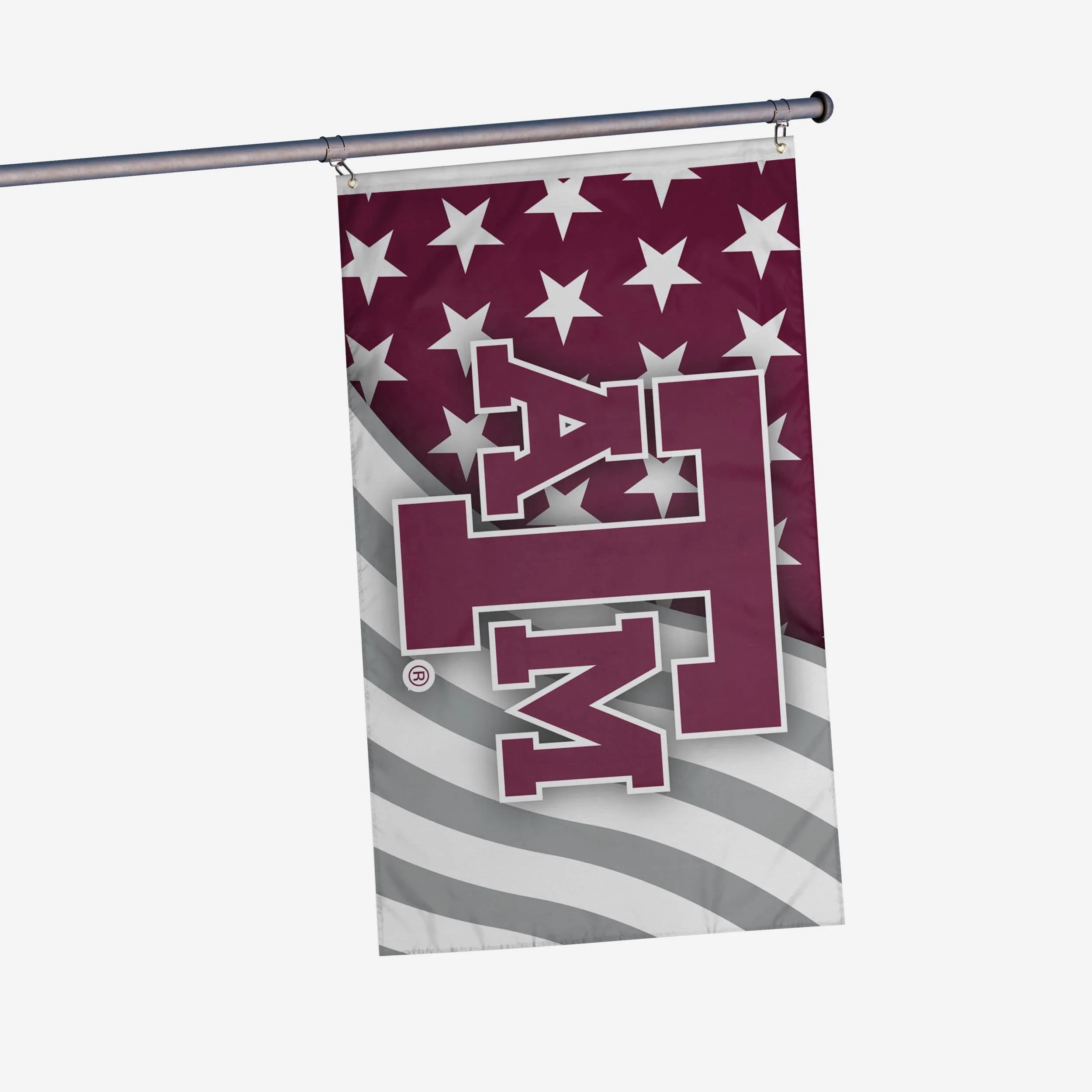Texas A&M Aggies Americana Horizontal Flag
