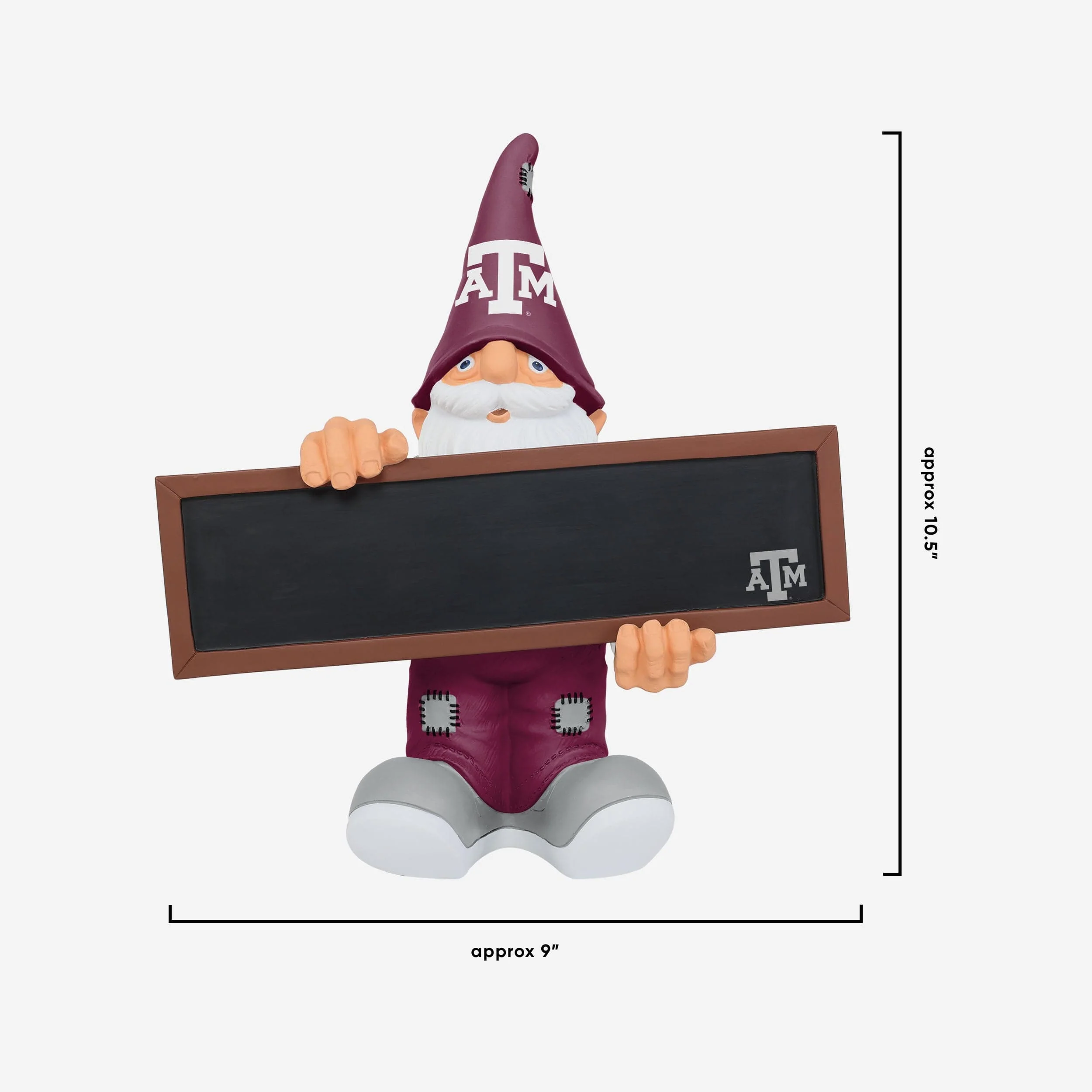 Texas A&M Aggies Chalkboard Sign Gnome - Image 4