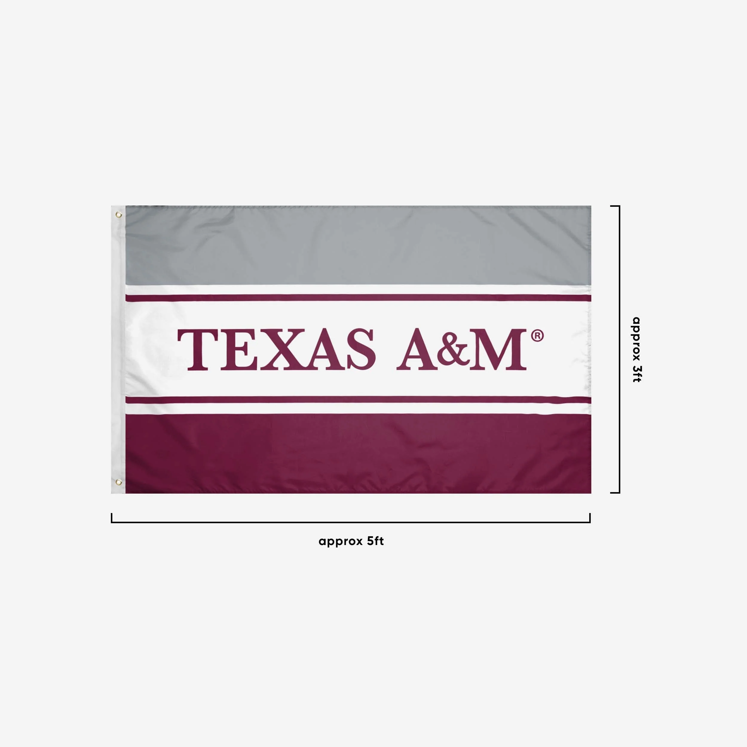 Texas A&M Aggies Horizontal Flag - Image 4