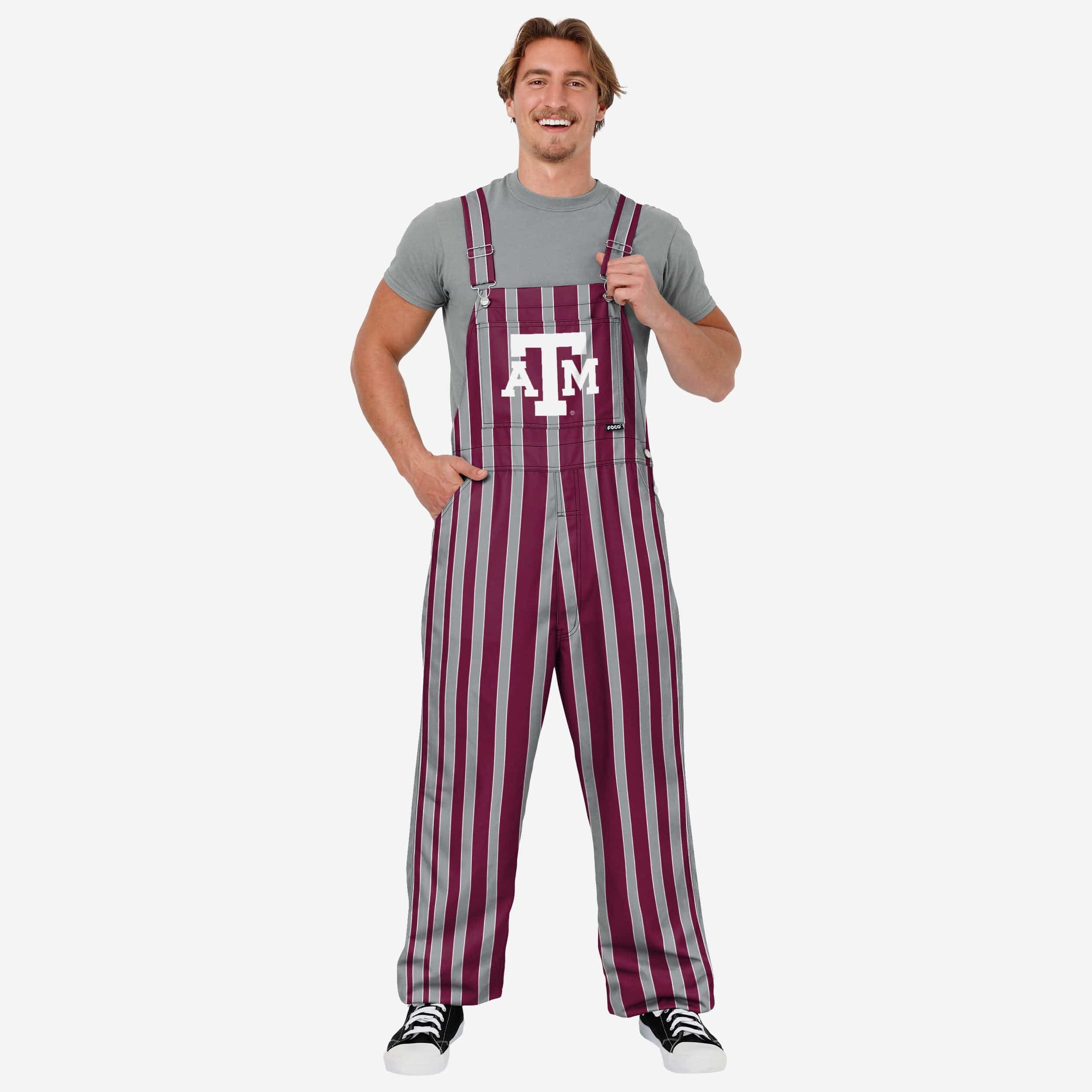 Texas A&M Aggies Mens Sideline Spirit Bib Overalls