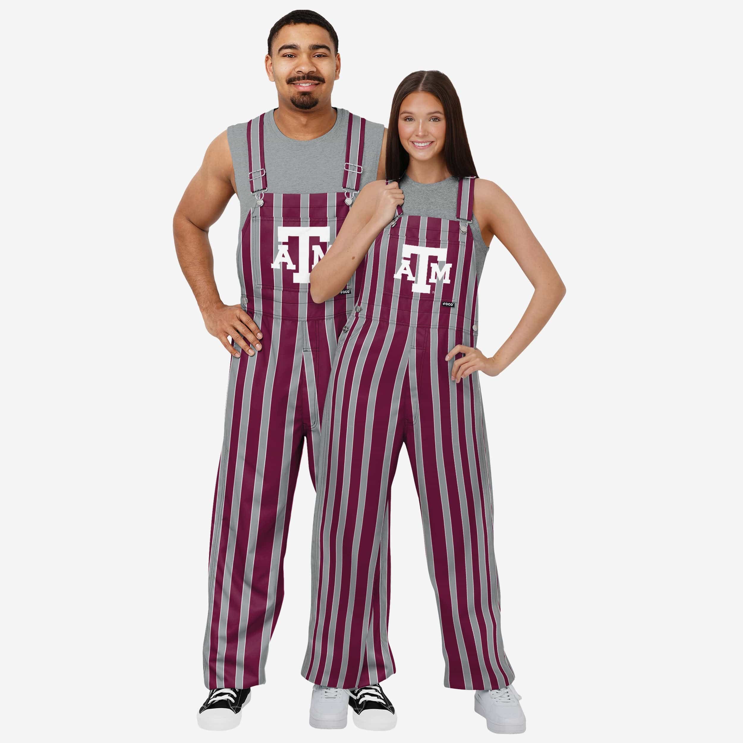 Texas A&M Aggies Mens Sideline Spirit Bib Overalls - Image 3