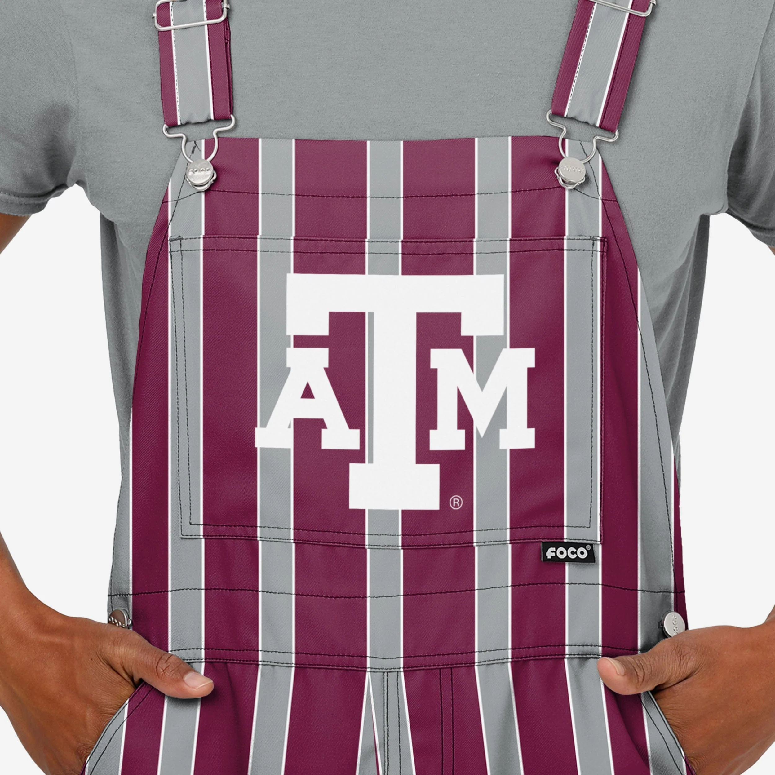 Texas A&M Aggies Mens Sideline Spirit Bib Overalls - Image 4