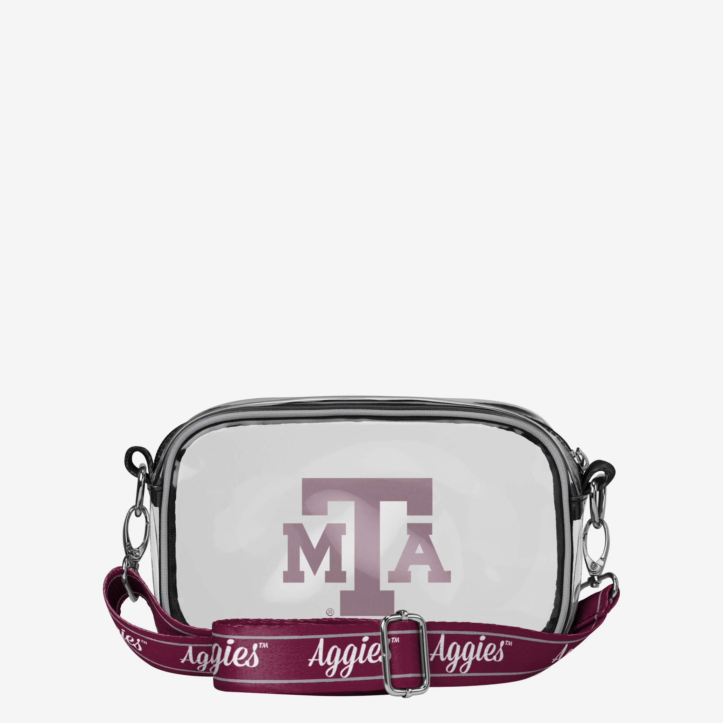 Texas A&M Aggies Team Stripe Clear Crossbody Bag - Image 5