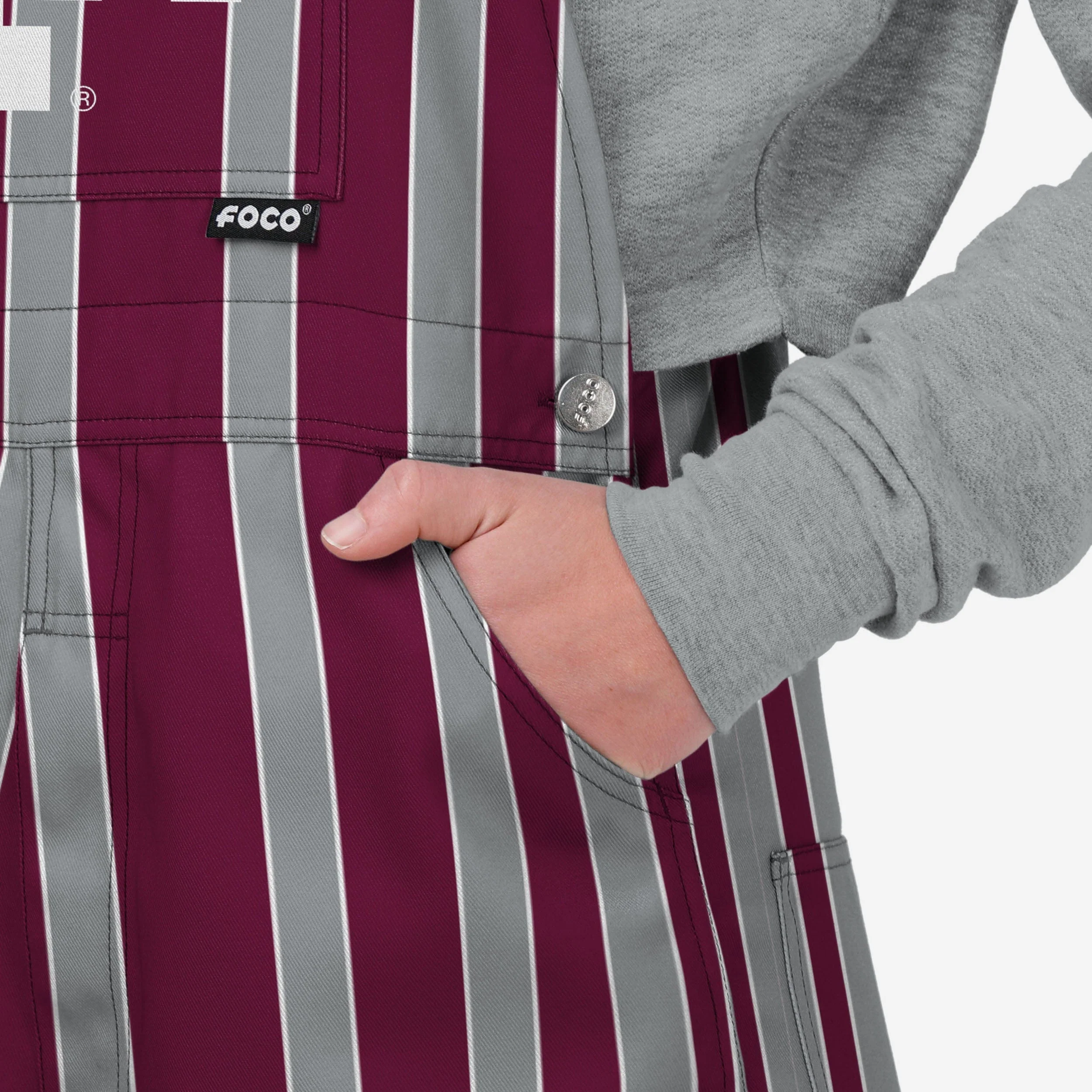 Texas A&M Aggies Womens Sideline Spirit Bib Overalls - Image 5