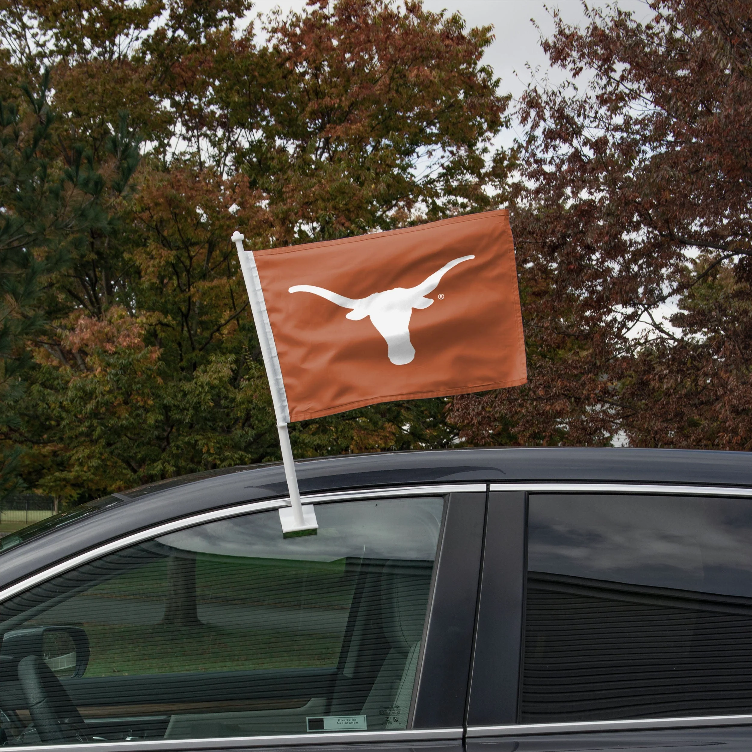 Texas Longhorns 2 Pack Solid Car Flag - Image 2