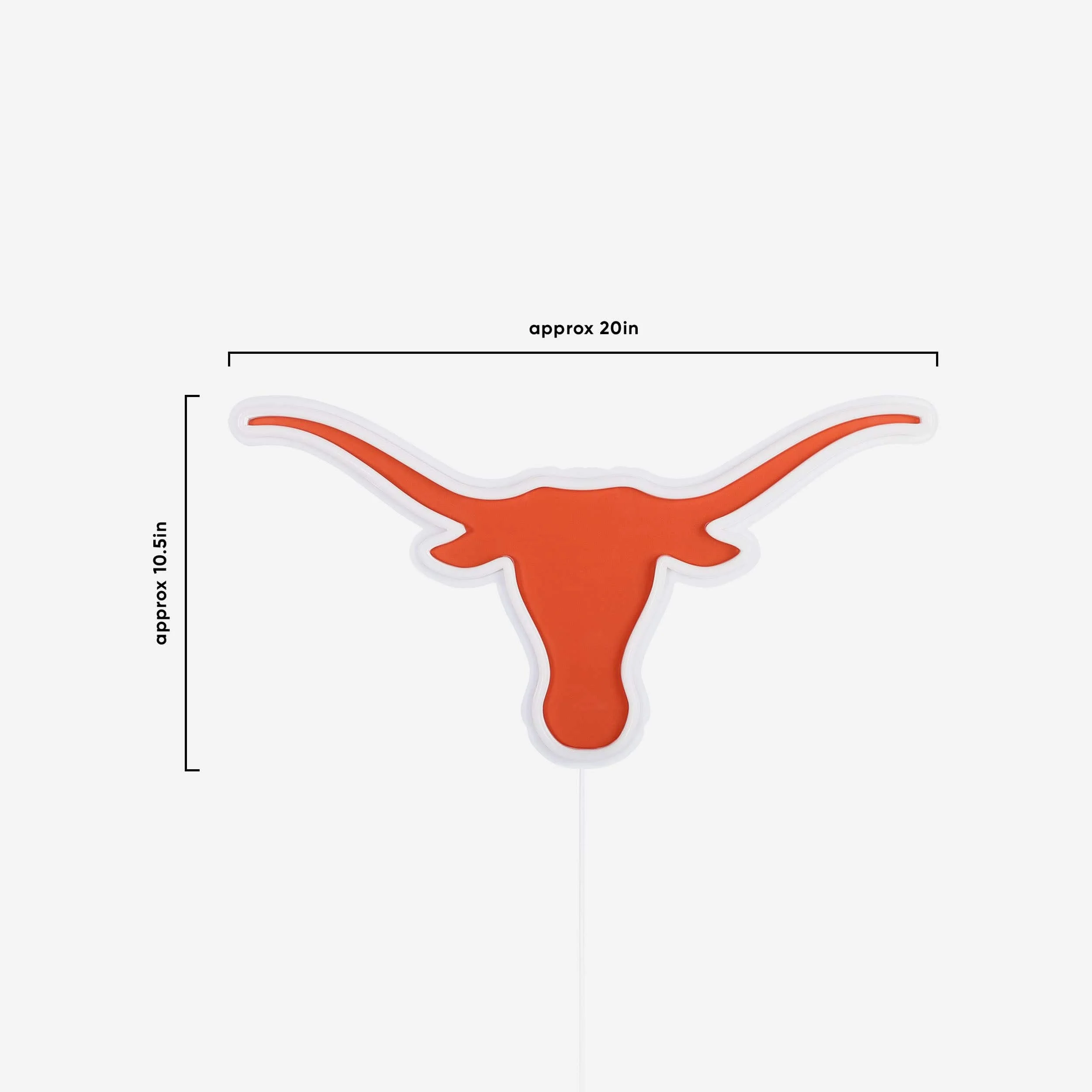 Texas Longhorns LED Neon Light Up Team Logo Sign - Image 5