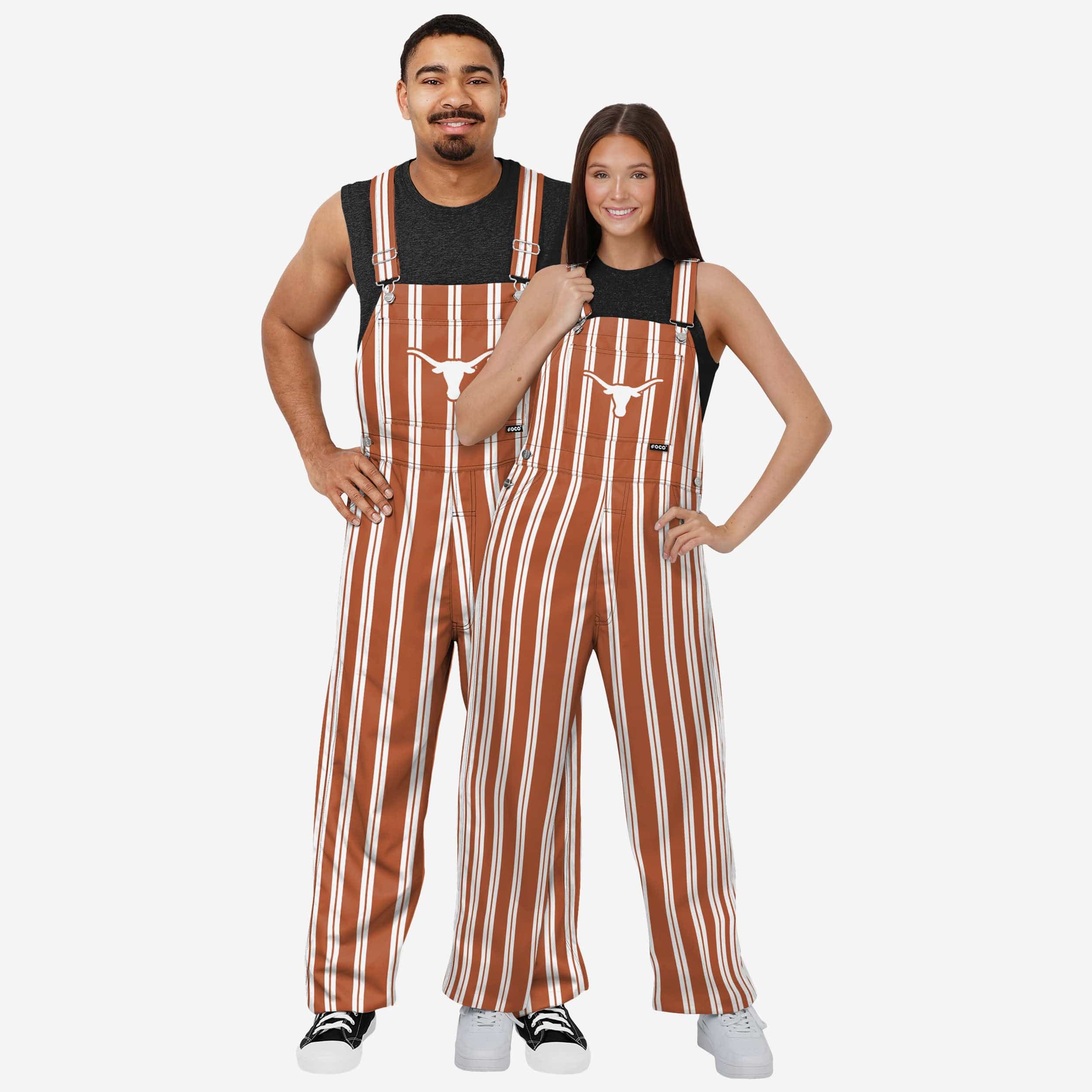 Texas Longhorns Mens Sideline Spirit Bib Overalls - Image 3