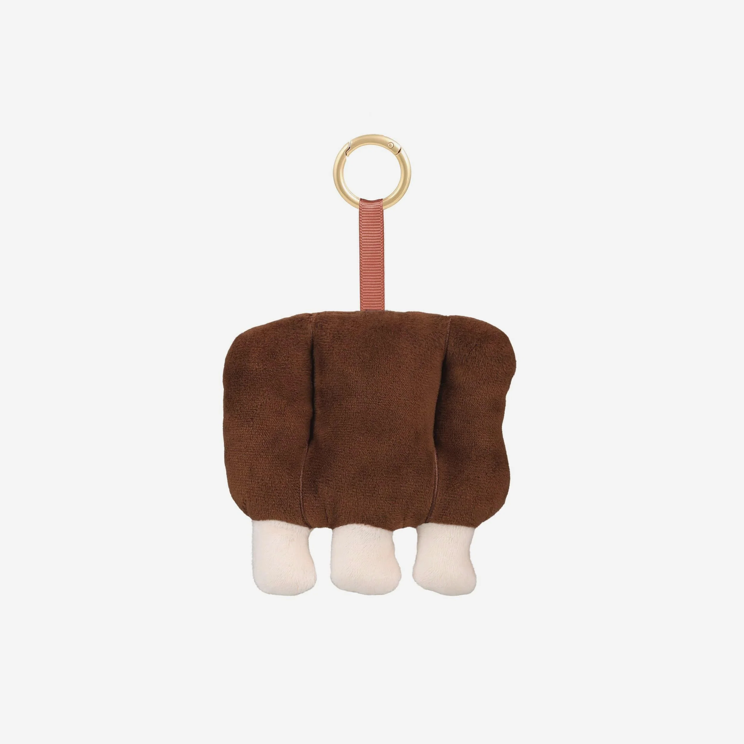 Texas Longhorns Plush Food Bag Charm Keychain - Image 4