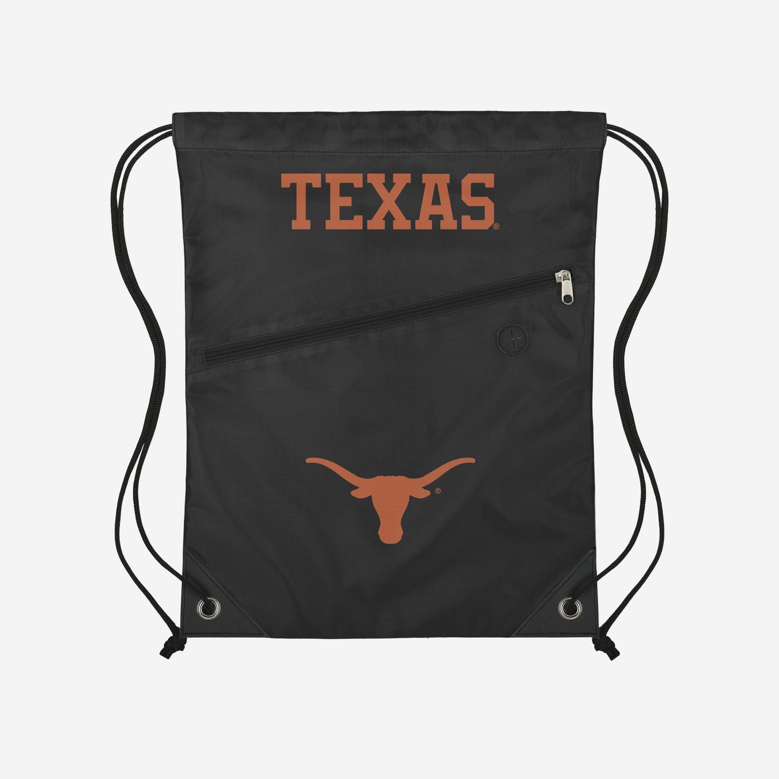 Texas Longhorns Pocket Drawstring Backpack - Image 2