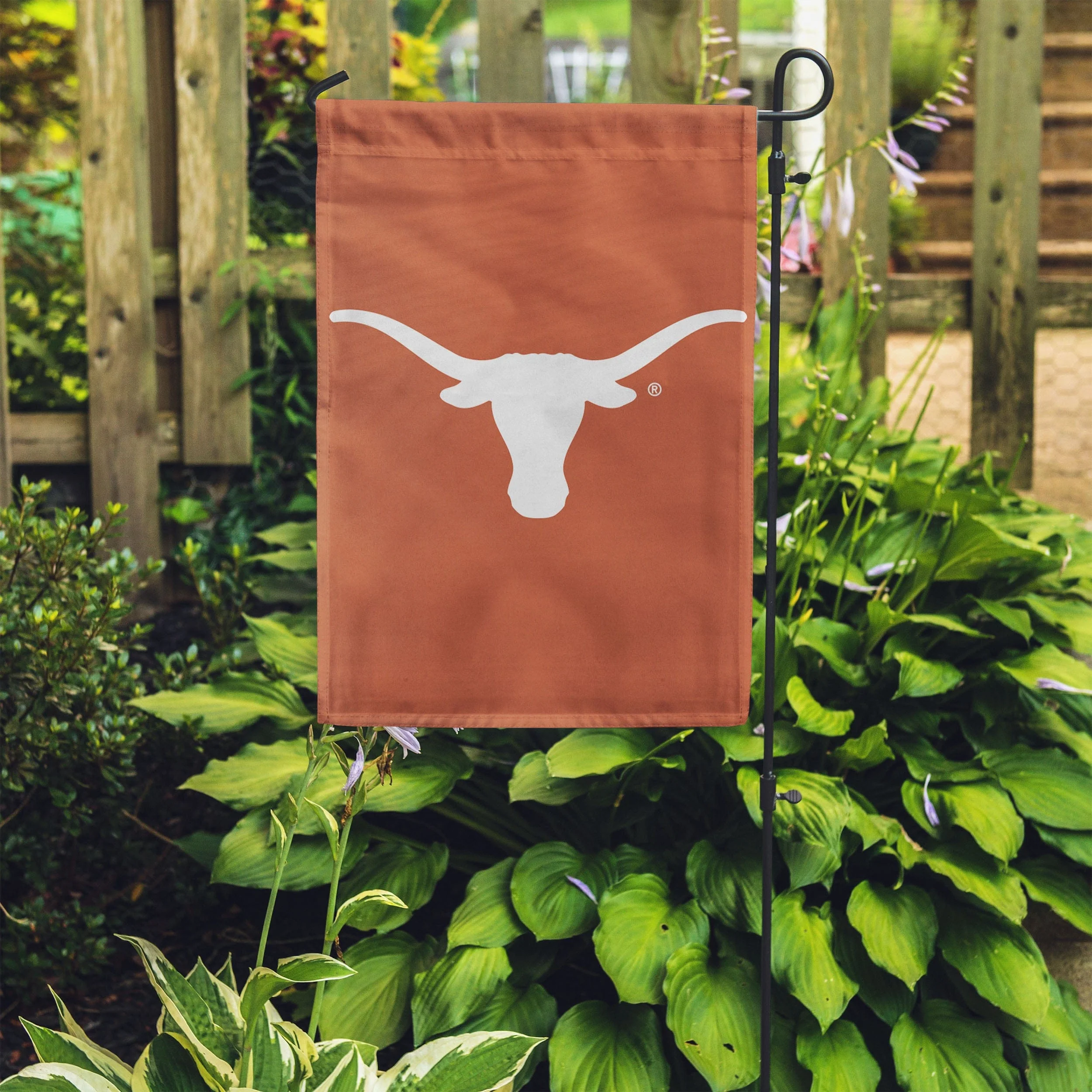 Texas Longhorns Solid Garden Flag - Image 4
