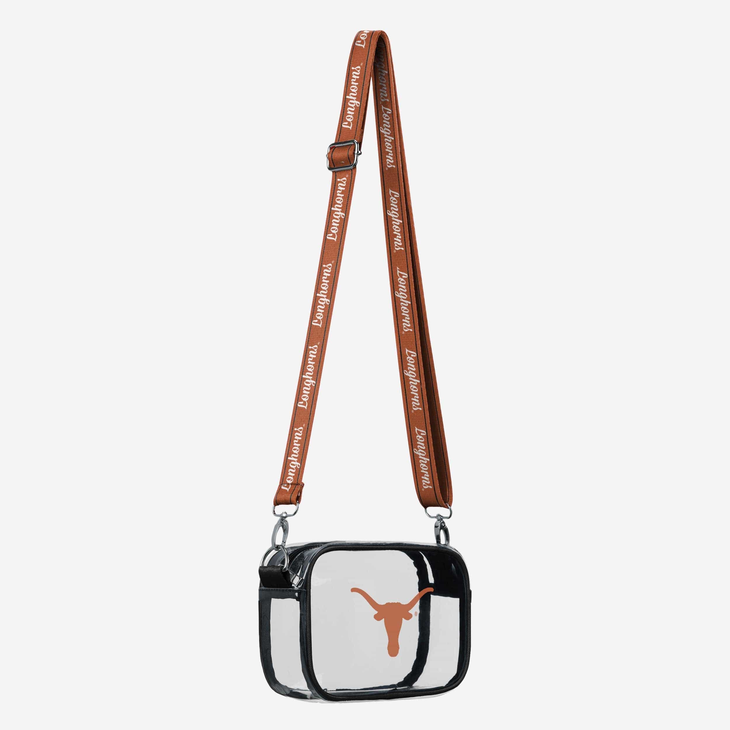Texas Longhorns Team Stripe Clear Crossbody Bag - Image 2