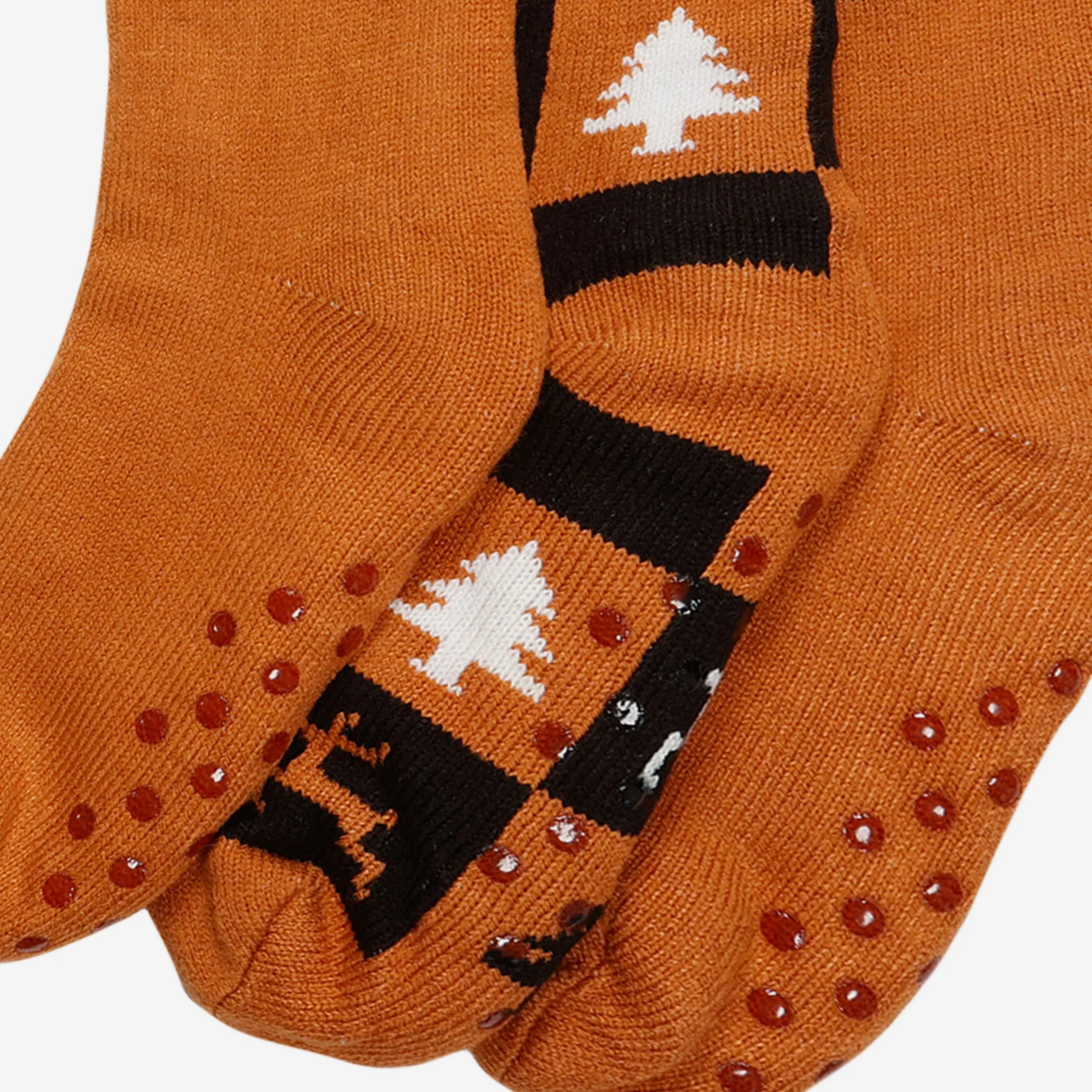Texas Longhorns Womens Fan Footy 3 Pack Slipper Socks - Image 3