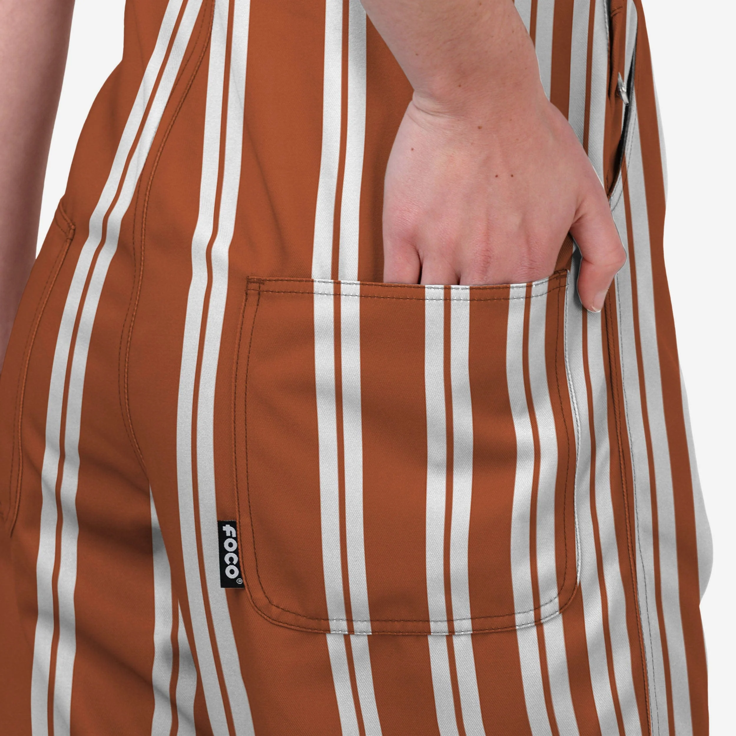 Texas Longhorns Womens Sideline Spirit Bib Overalls - Image 6
