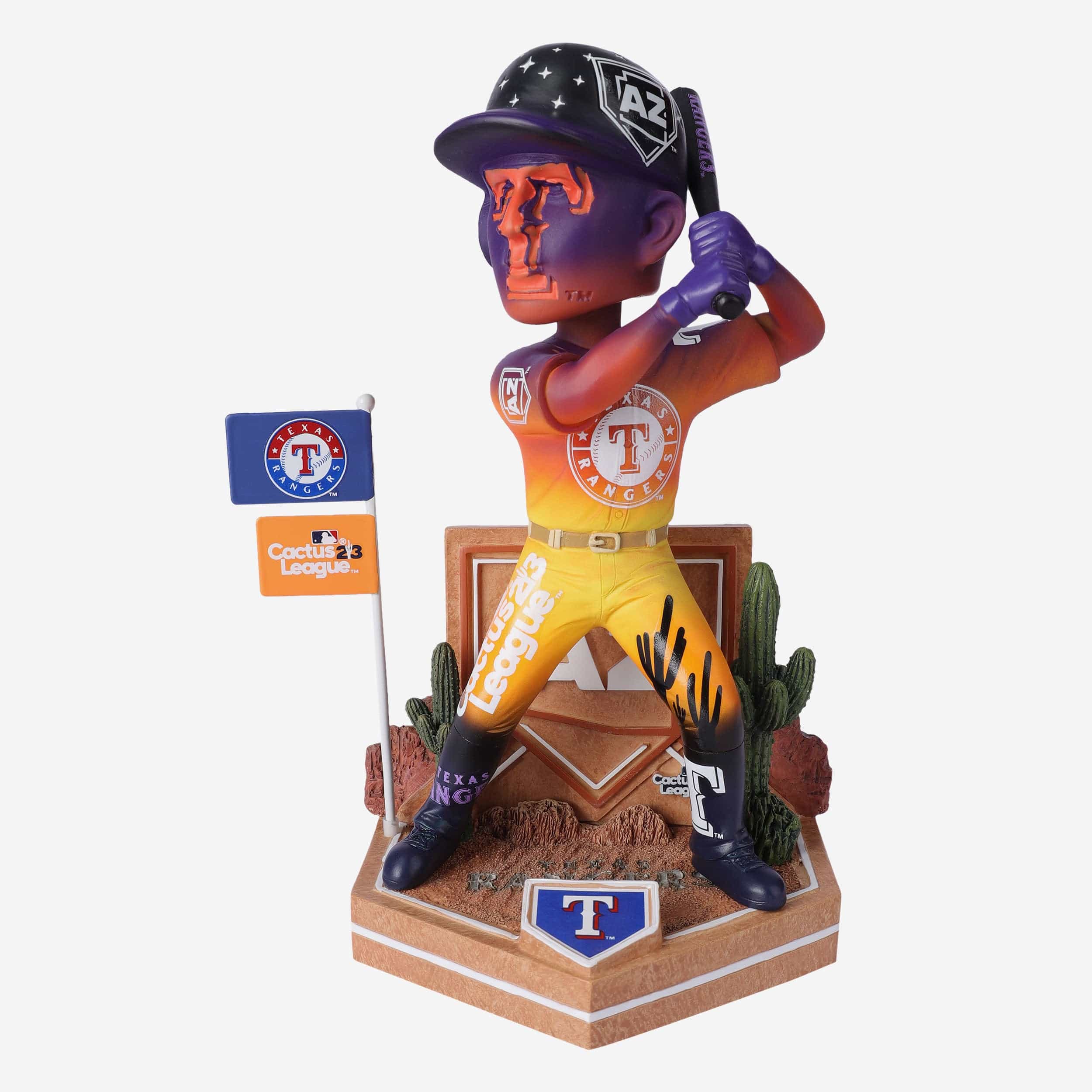 Texas Rangers Cactus League Bobbles On Parade Bobblehead