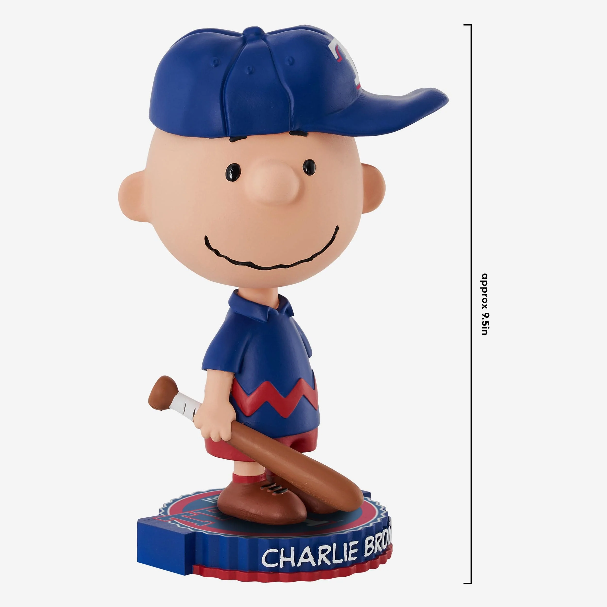 Texas Rangers Charlie Brown Peanuts Bighead Bobblehead - Image 4
