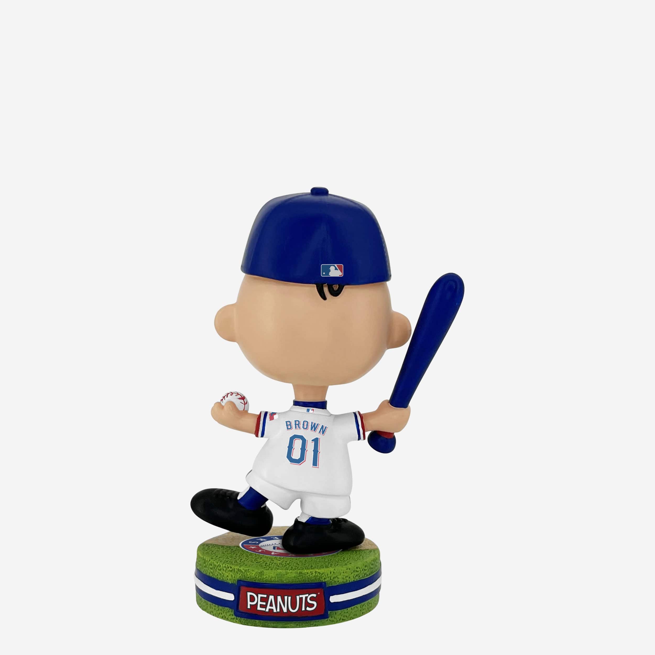 Texas Rangers Charlie Brown Peanuts Mini Bighead Bobblehead - Image 5