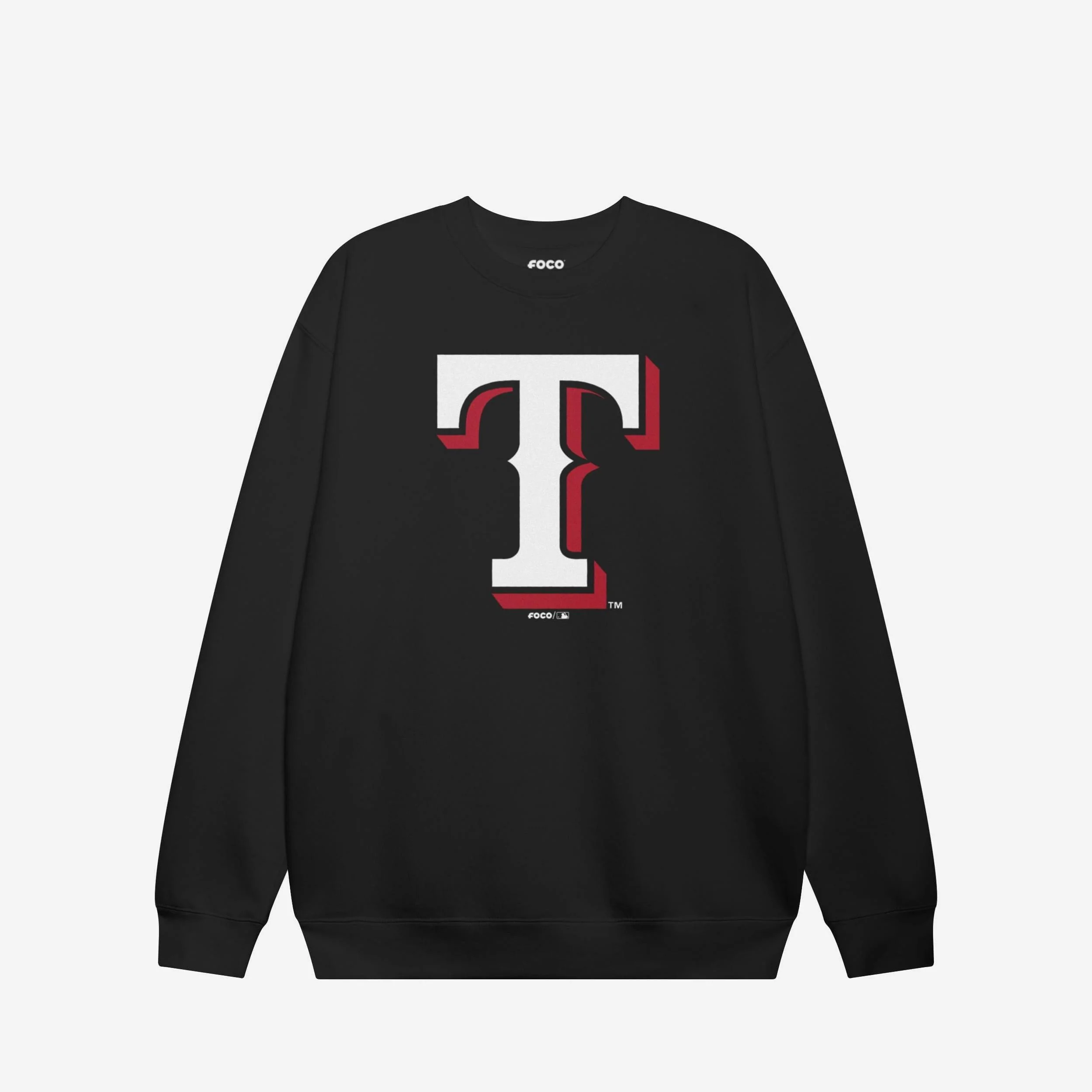 Texas Rangers Primary Logo Crew Neck Sweatshirt - Image 5