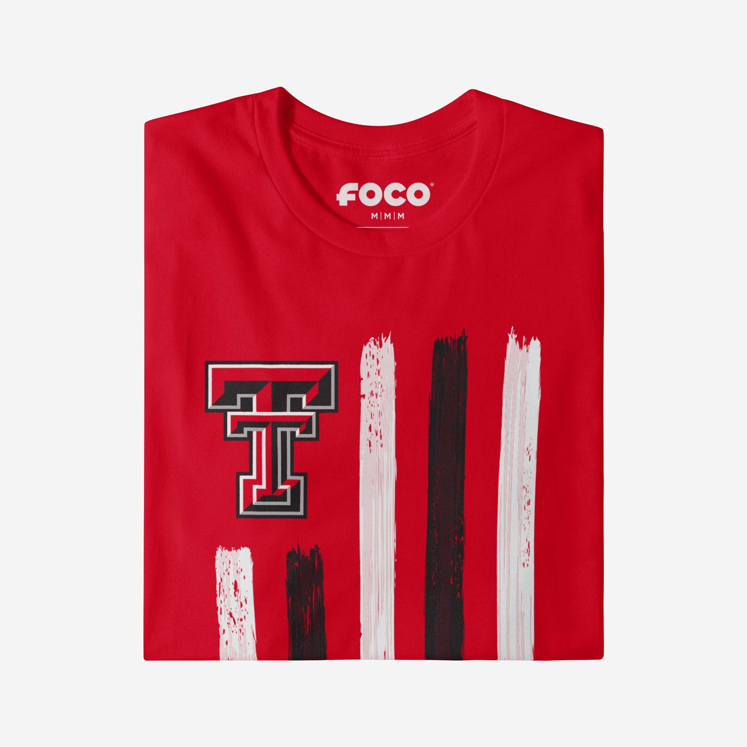 Texas Tech Red Raiders Brushstroke Flag T-Shirt - Image 4