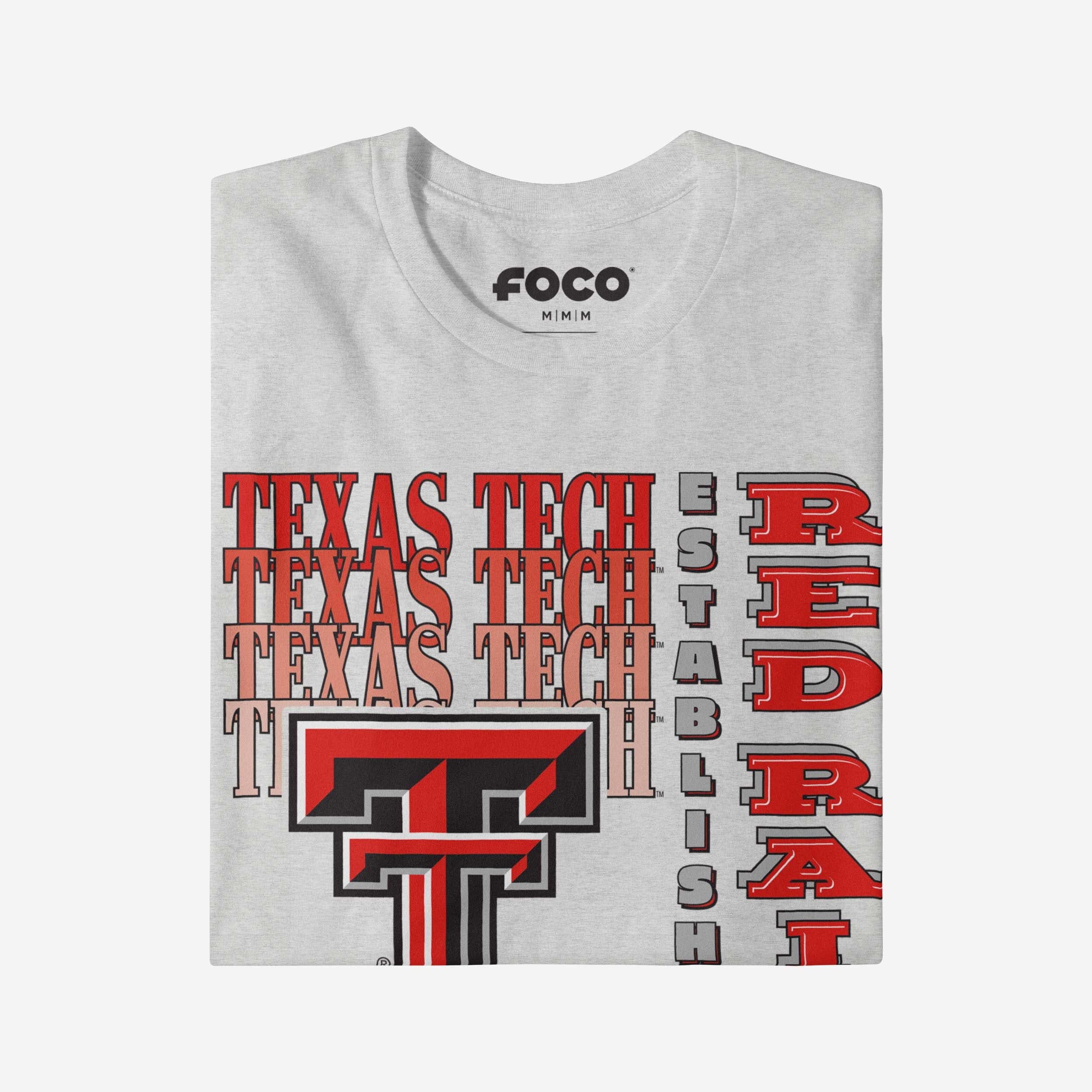 Texas Tech Red Raiders Gradient Wordmark T-Shirt - Image 3