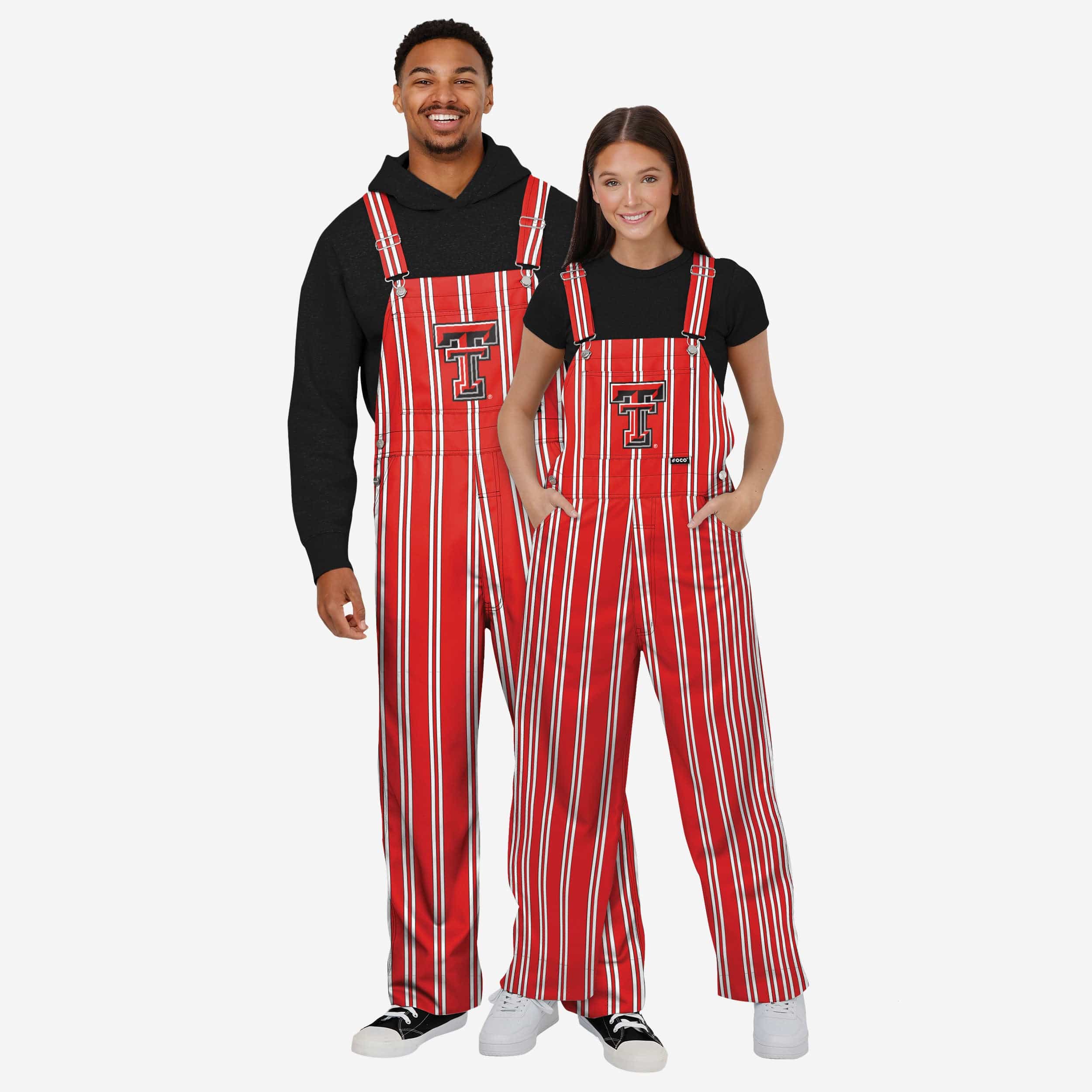 Texas Tech Red Raiders Mens Sideline Spirit Bib Overalls - Image 3