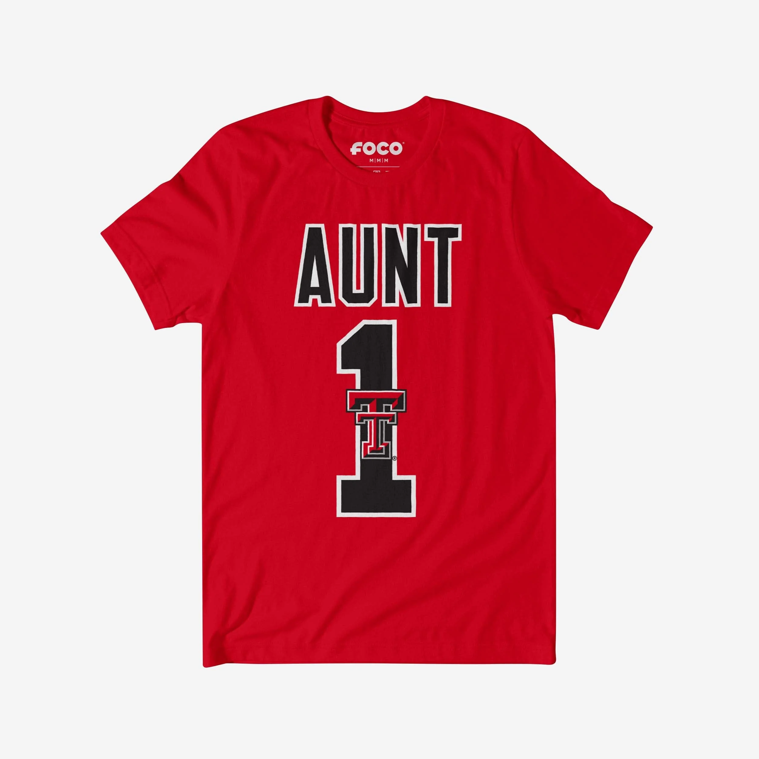 Texas Tech Red Raiders Number 1 Aunt T-Shirt