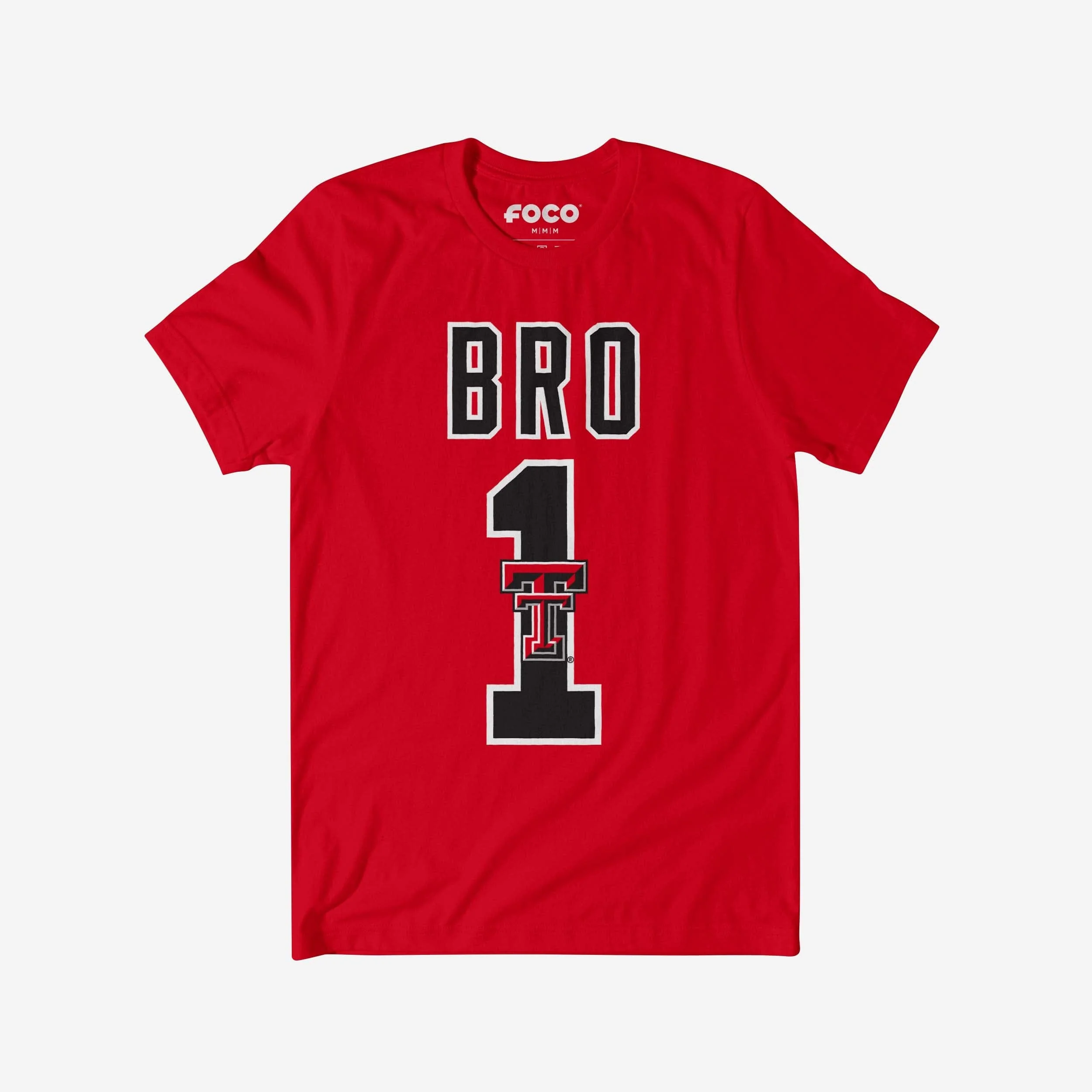 Texas Tech Red Raiders Number 1 Bro T-Shirt