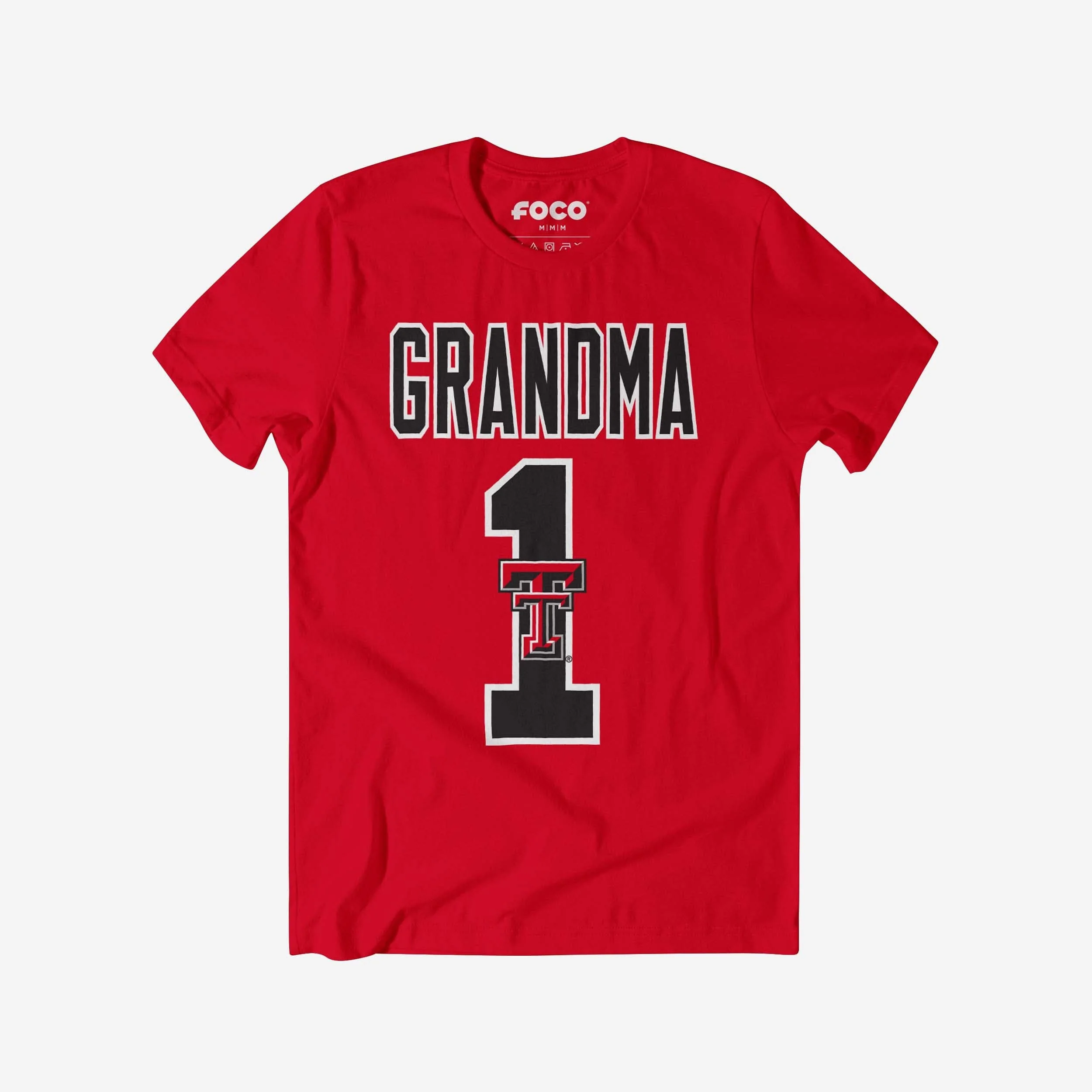 Texas Tech Red Raiders Number 1 Grandma T-Shirt