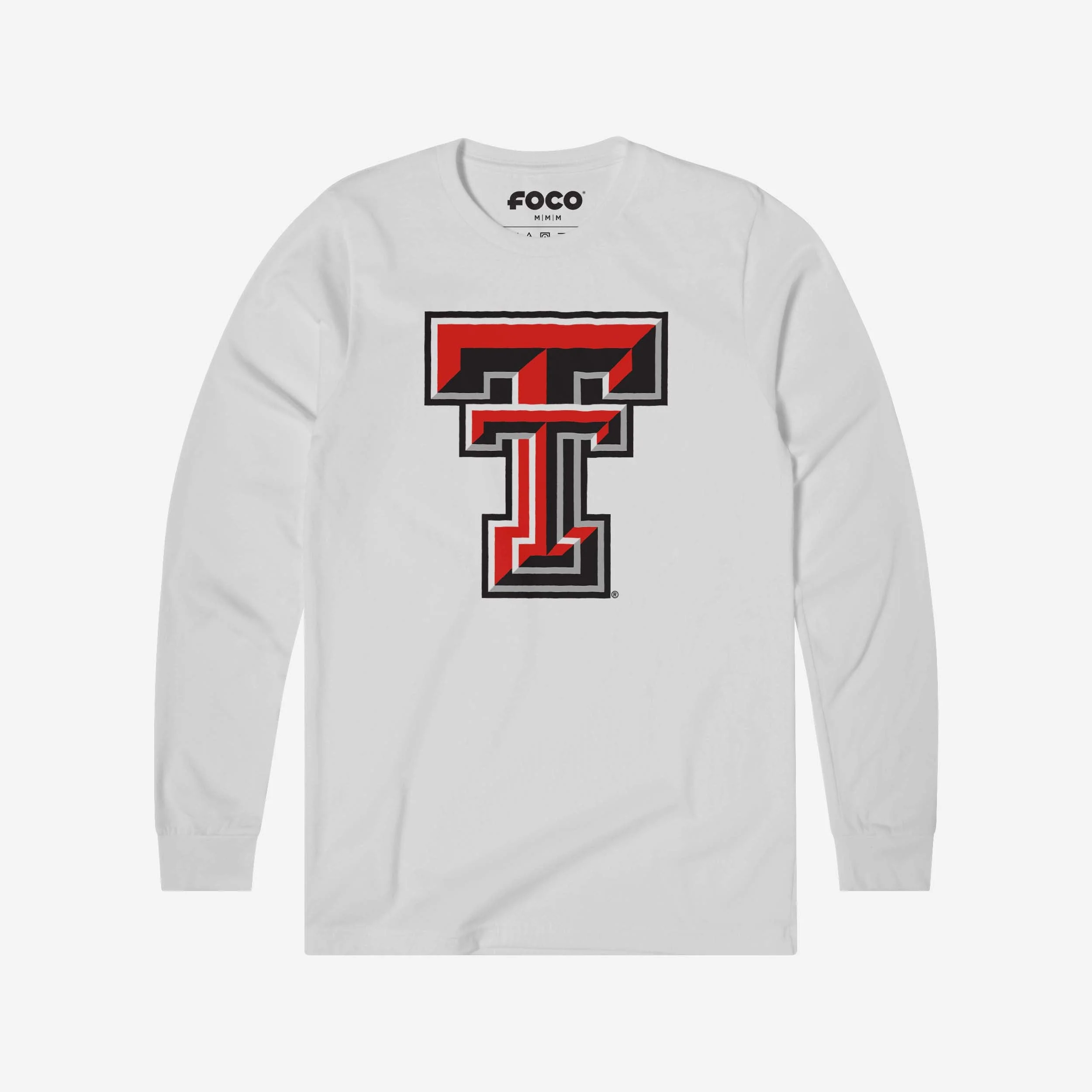 Texas Tech Red Raiders Primary Logo Long Sleeve T-Shirt - Image 10