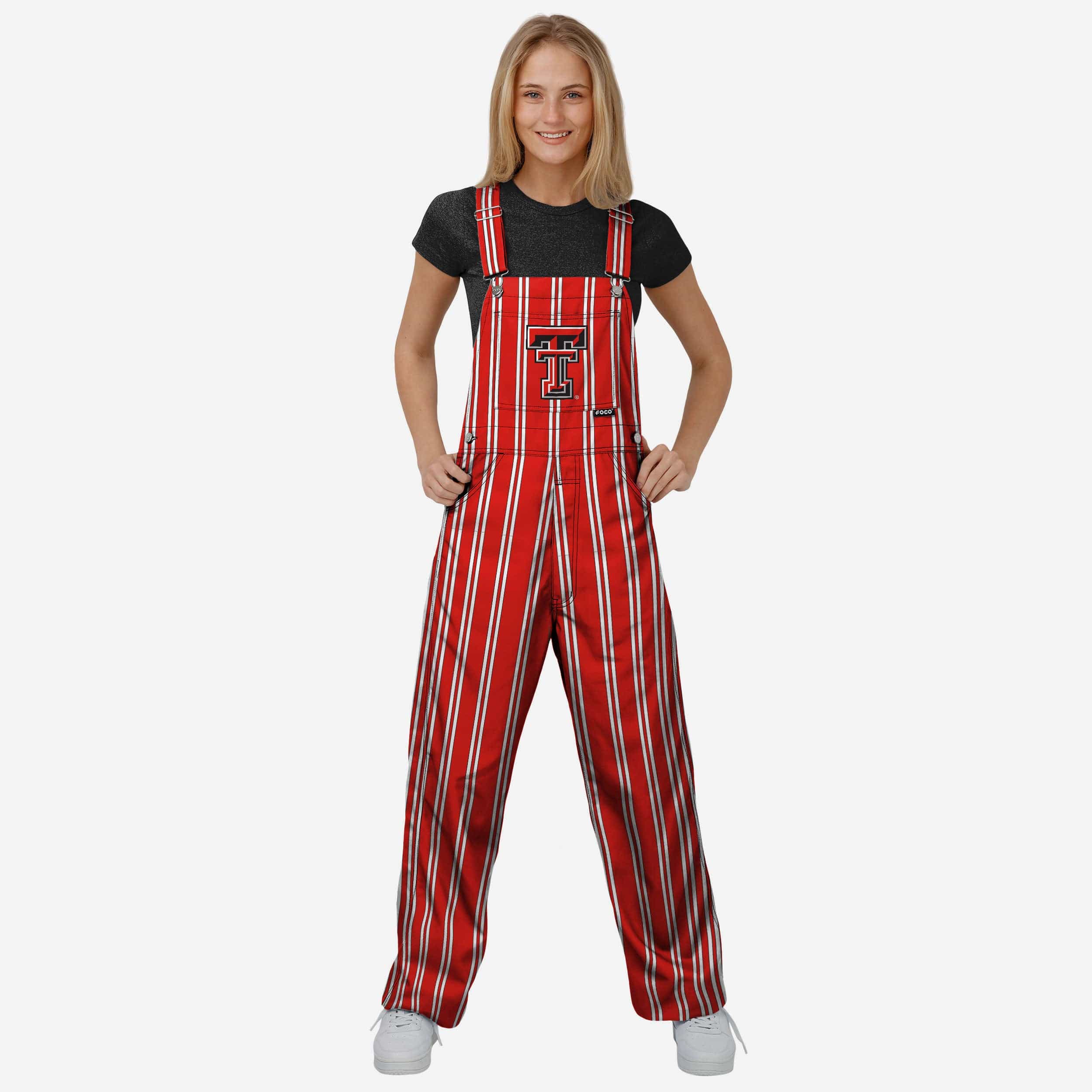 Texas Tech Red Raiders Womens Sideline Spirit Bib Overalls