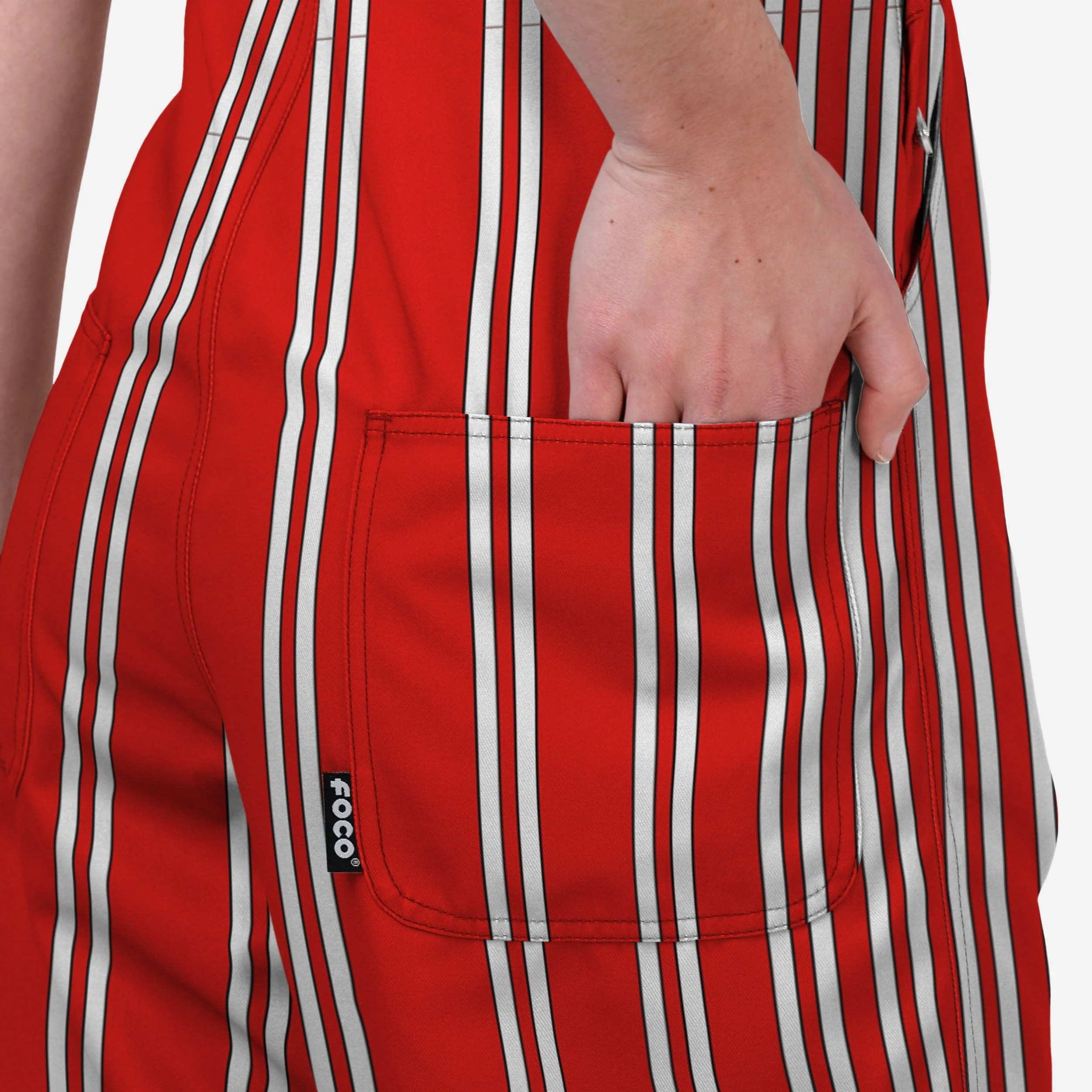 Texas Tech Red Raiders Womens Sideline Spirit Bib Overalls - Image 6