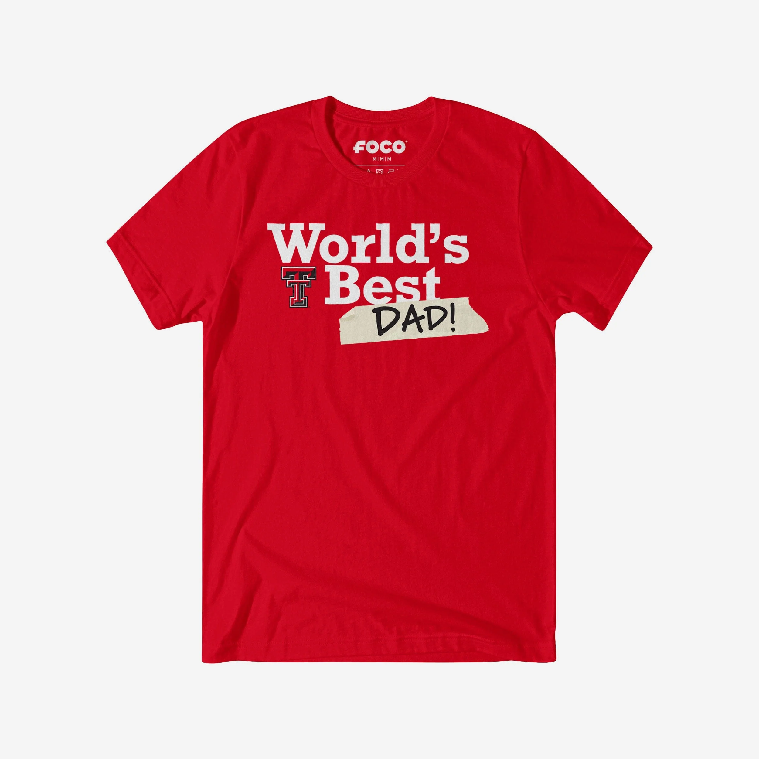 Texas Tech Red Raiders World's Best Dad T-Shirt
