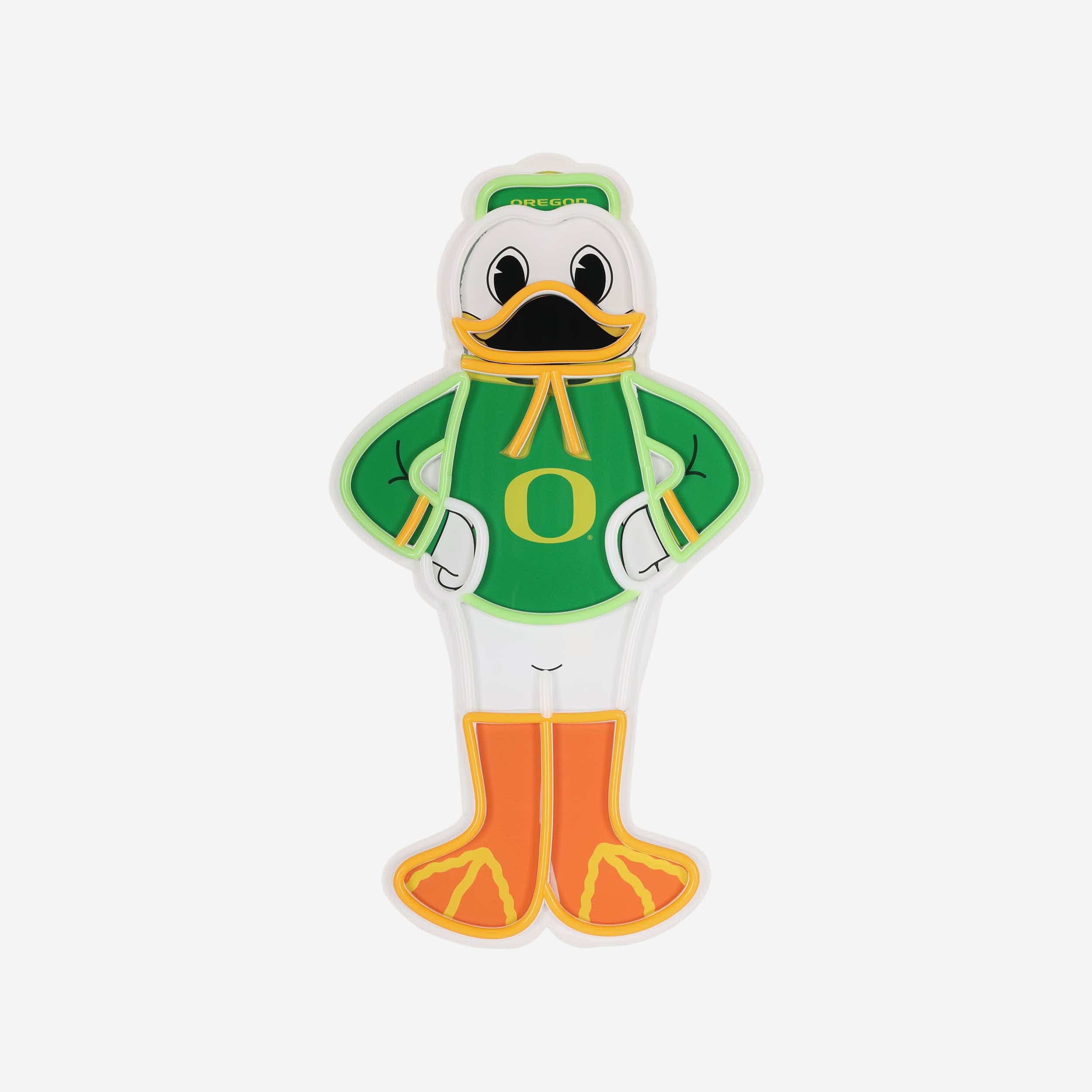 The Duck Oregon Ducks LED Neon Light Up Mascot Sign