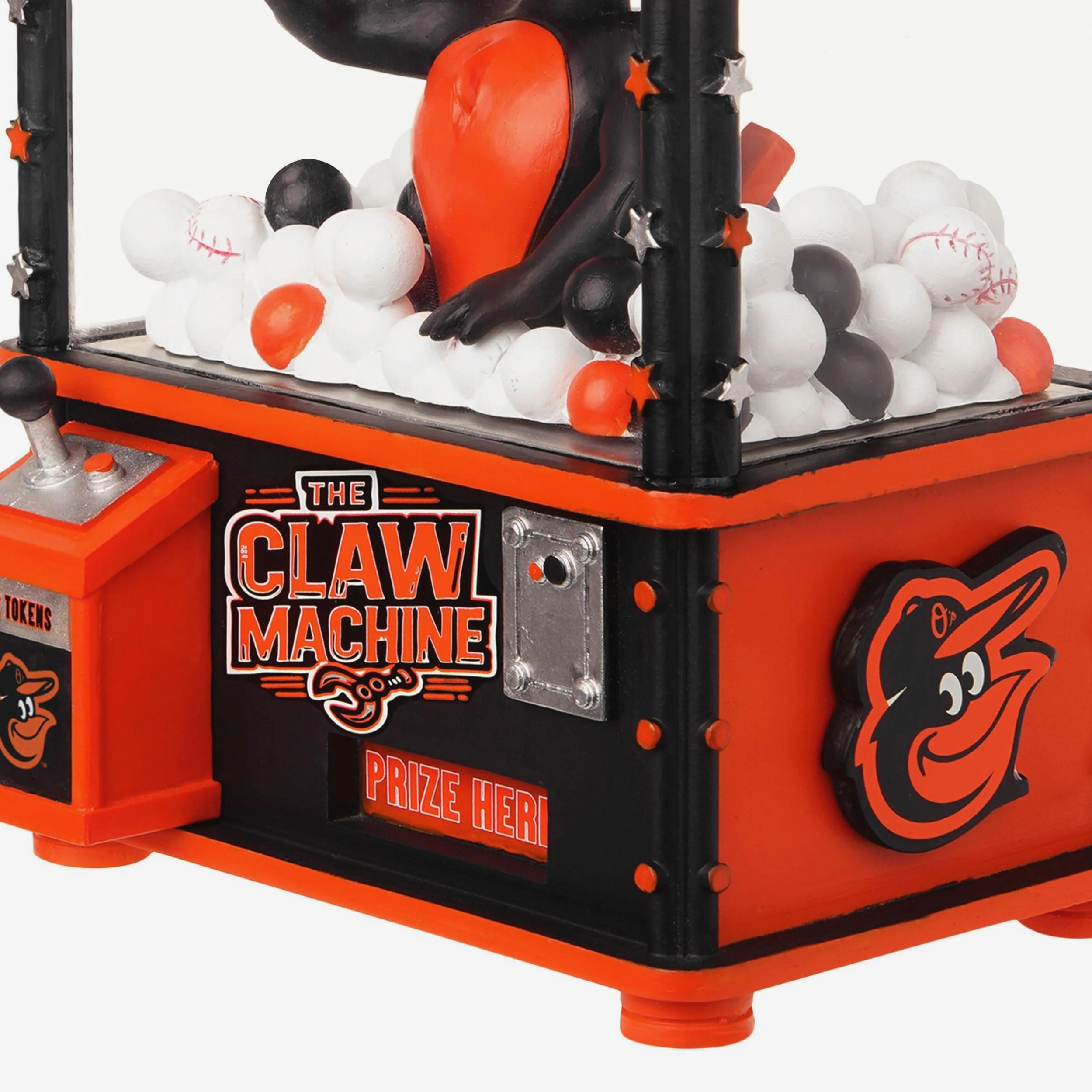 The Oriole Bird Baltimore Orioles Claw Machine Mascot Bobblehead - Image 3