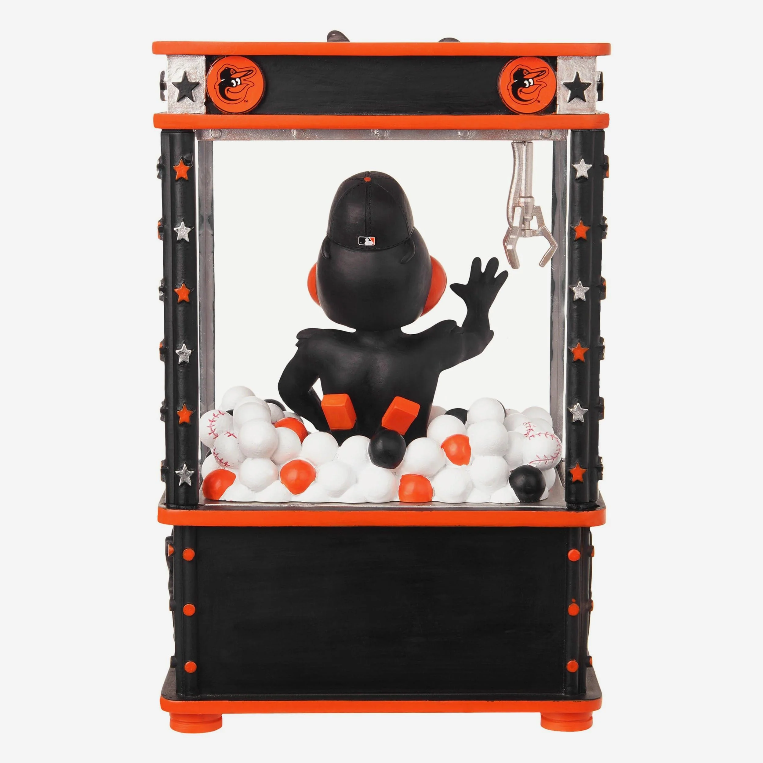 The Oriole Bird Baltimore Orioles Claw Machine Mascot Bobblehead - Image 5