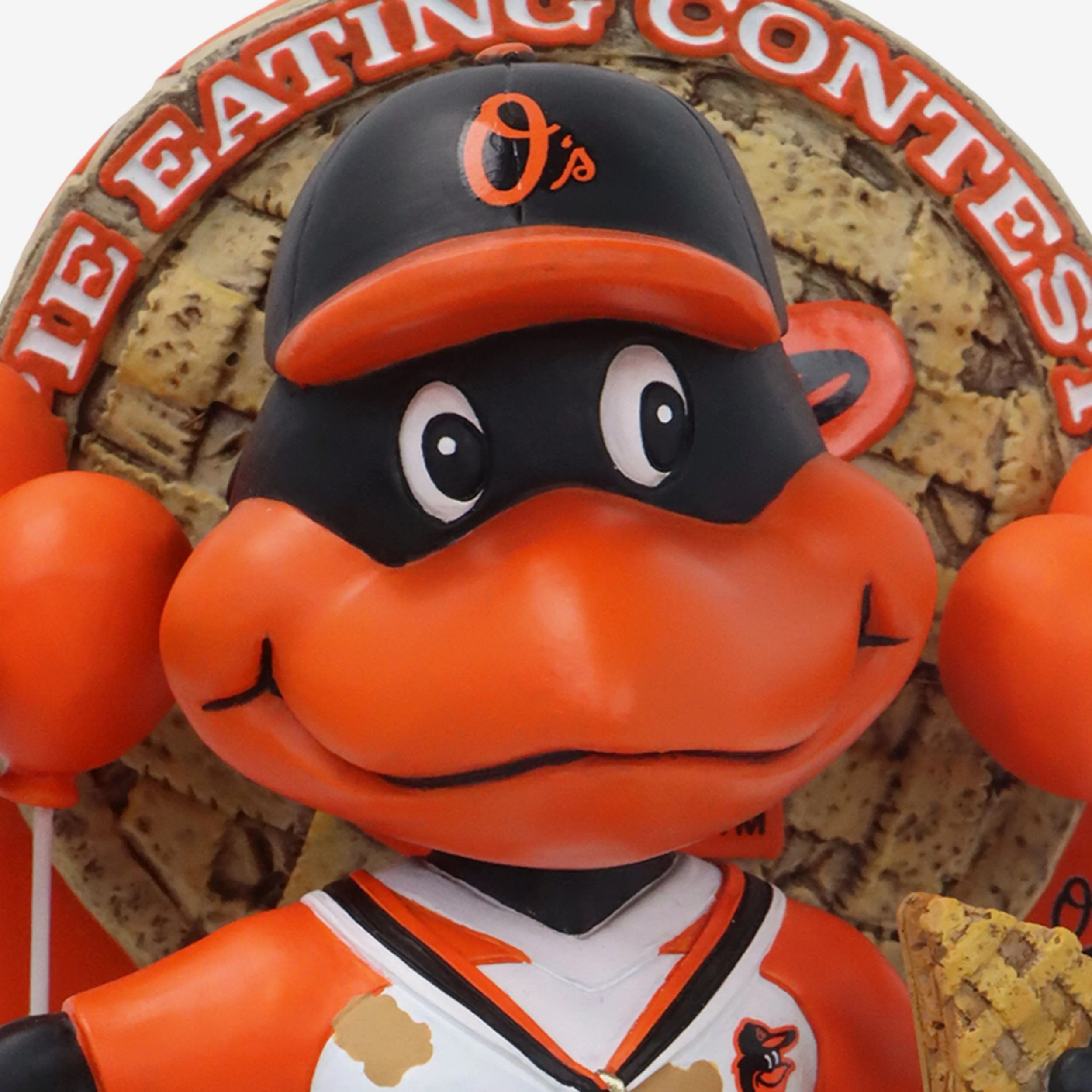 The Oriole Bird Baltimore Orioles Pie Eating Contest Mascot Bobblehead - Image 2