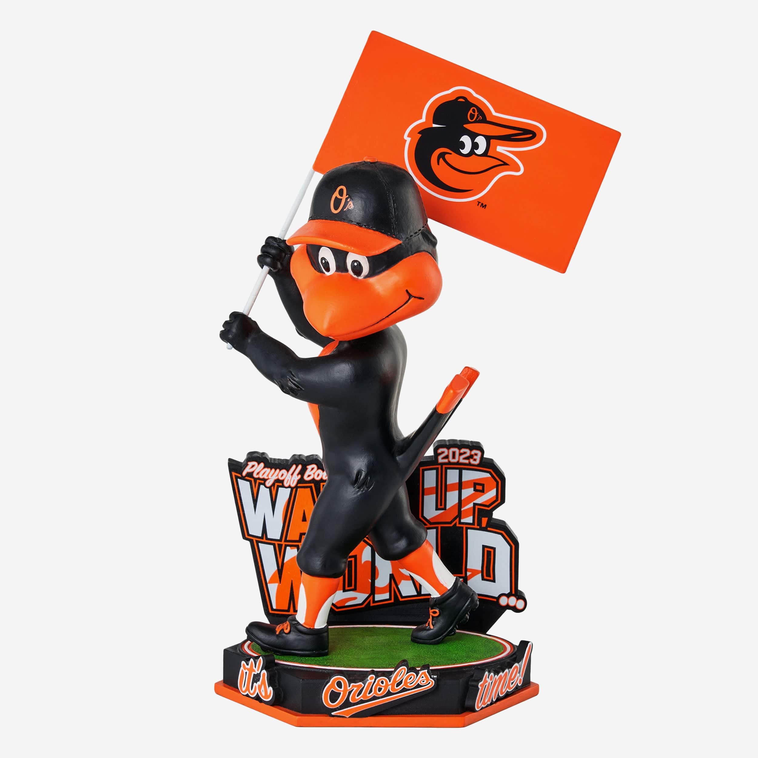 The Oriole Bird Baltimore Orioles Playoff Berth Mascot Bobblehead