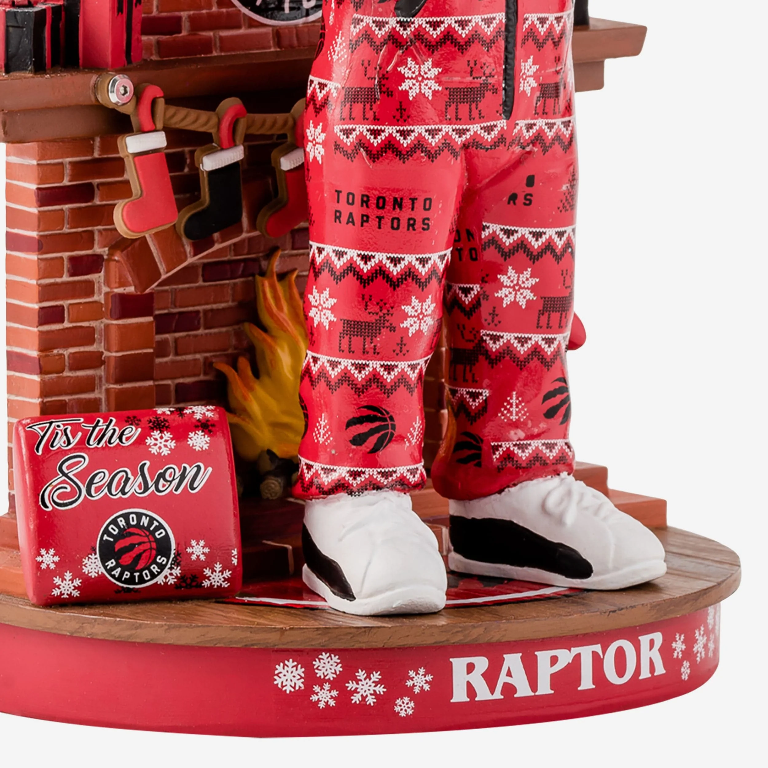 The Raptor Toronto Raptors Holiday Mascot Bobblehead - Image 3