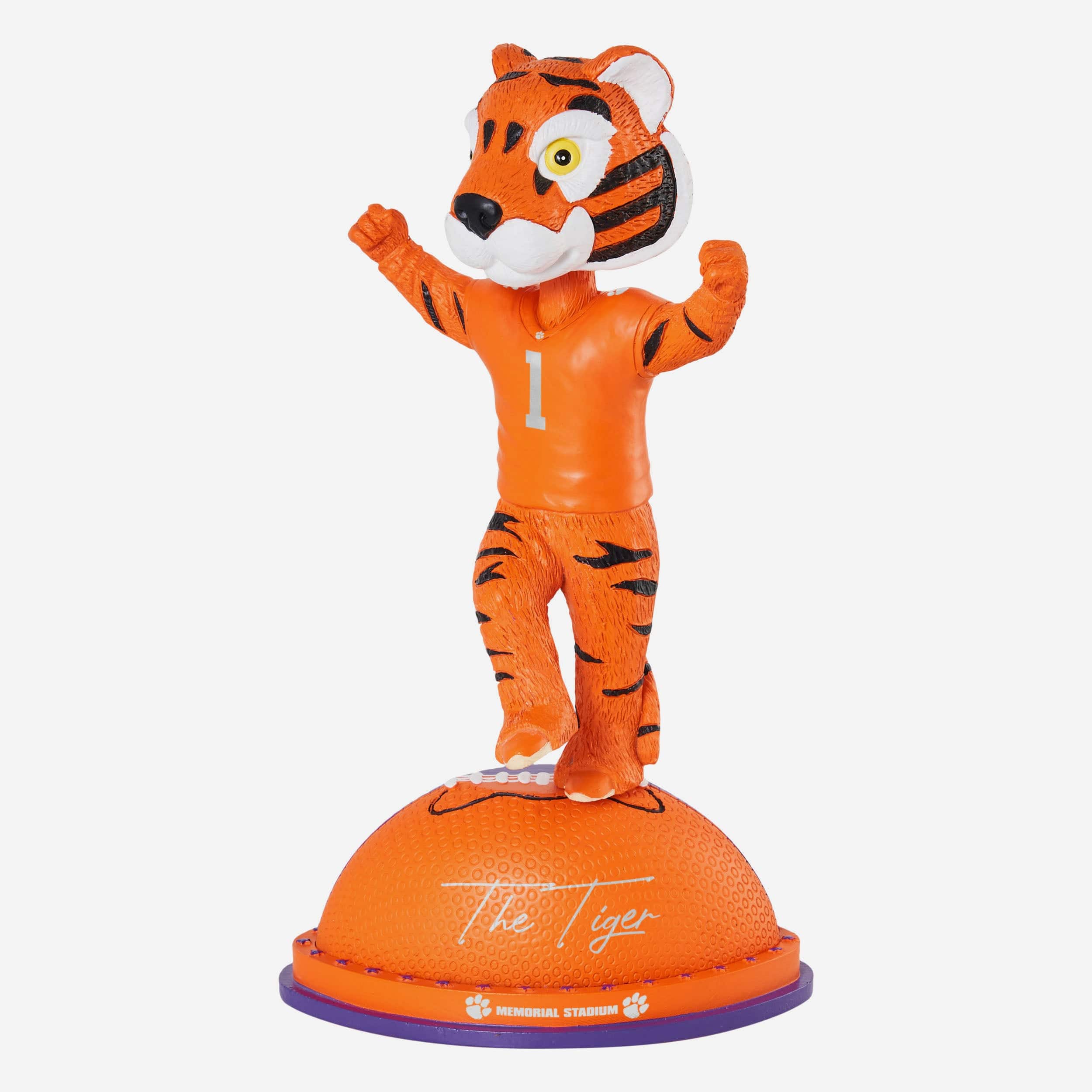 The Tiger Clemson Tigers Magnetic Stadium Base Mascot Bobblehead