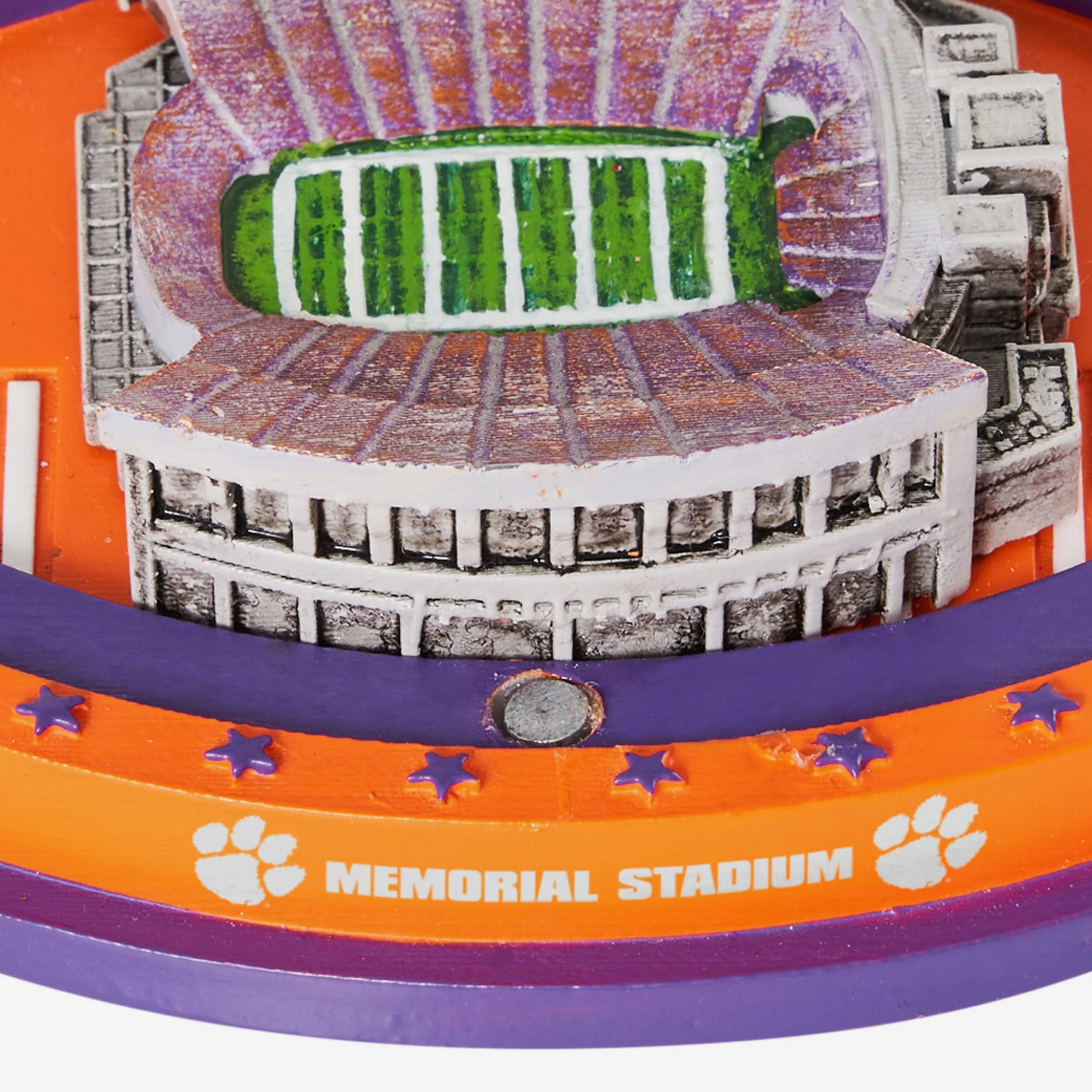 The Tiger Clemson Tigers Magnetic Stadium Base Mascot Bobblehead - Image 4