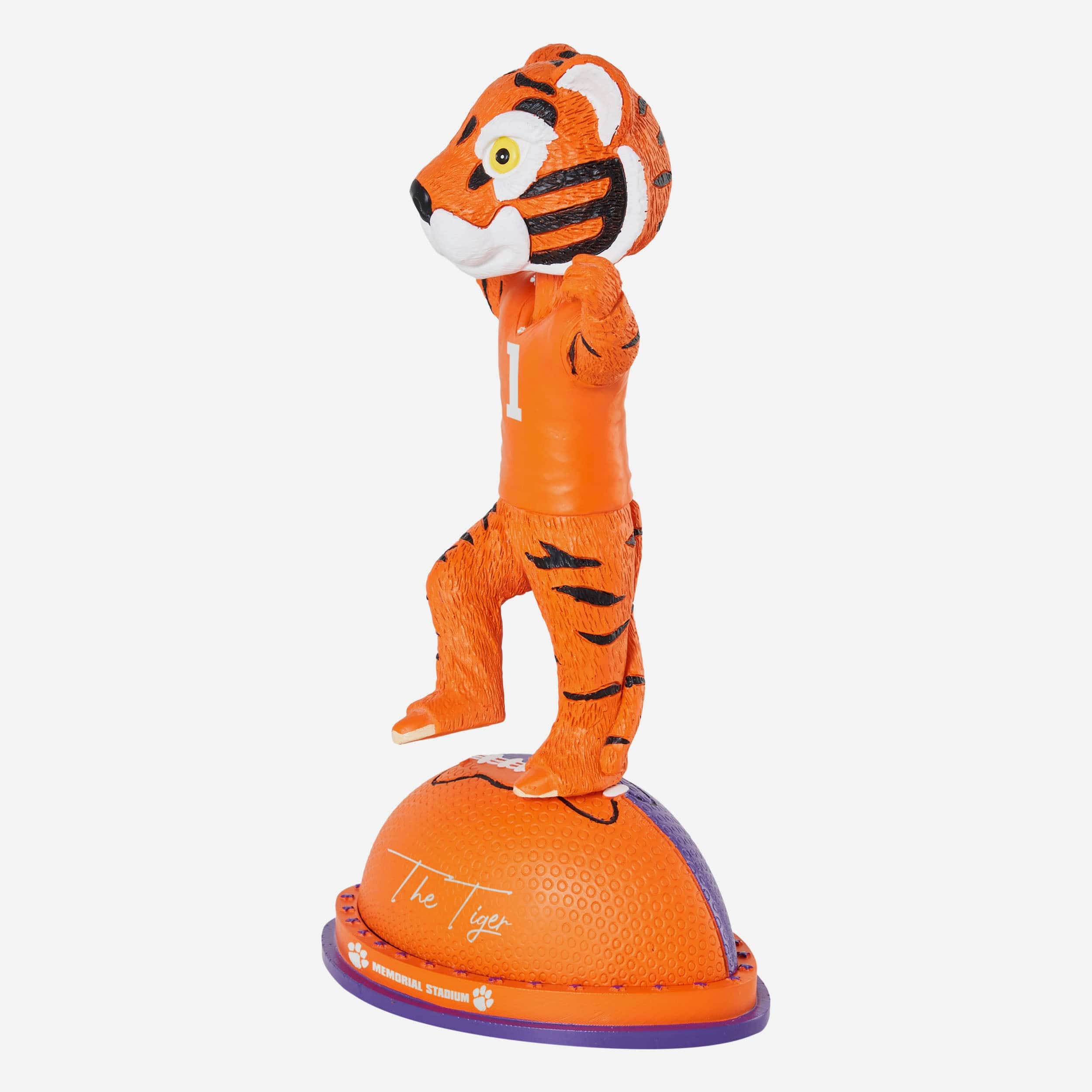 The Tiger Clemson Tigers Magnetic Stadium Base Mascot Bobblehead - Image 5
