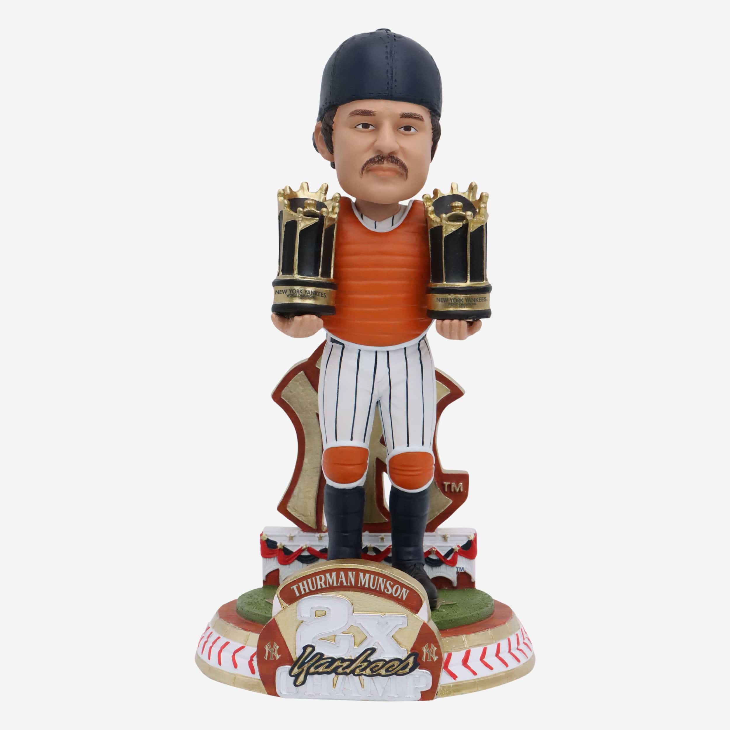 Thurman Munson New York Yankees 2X World Series Champion Bobblehead