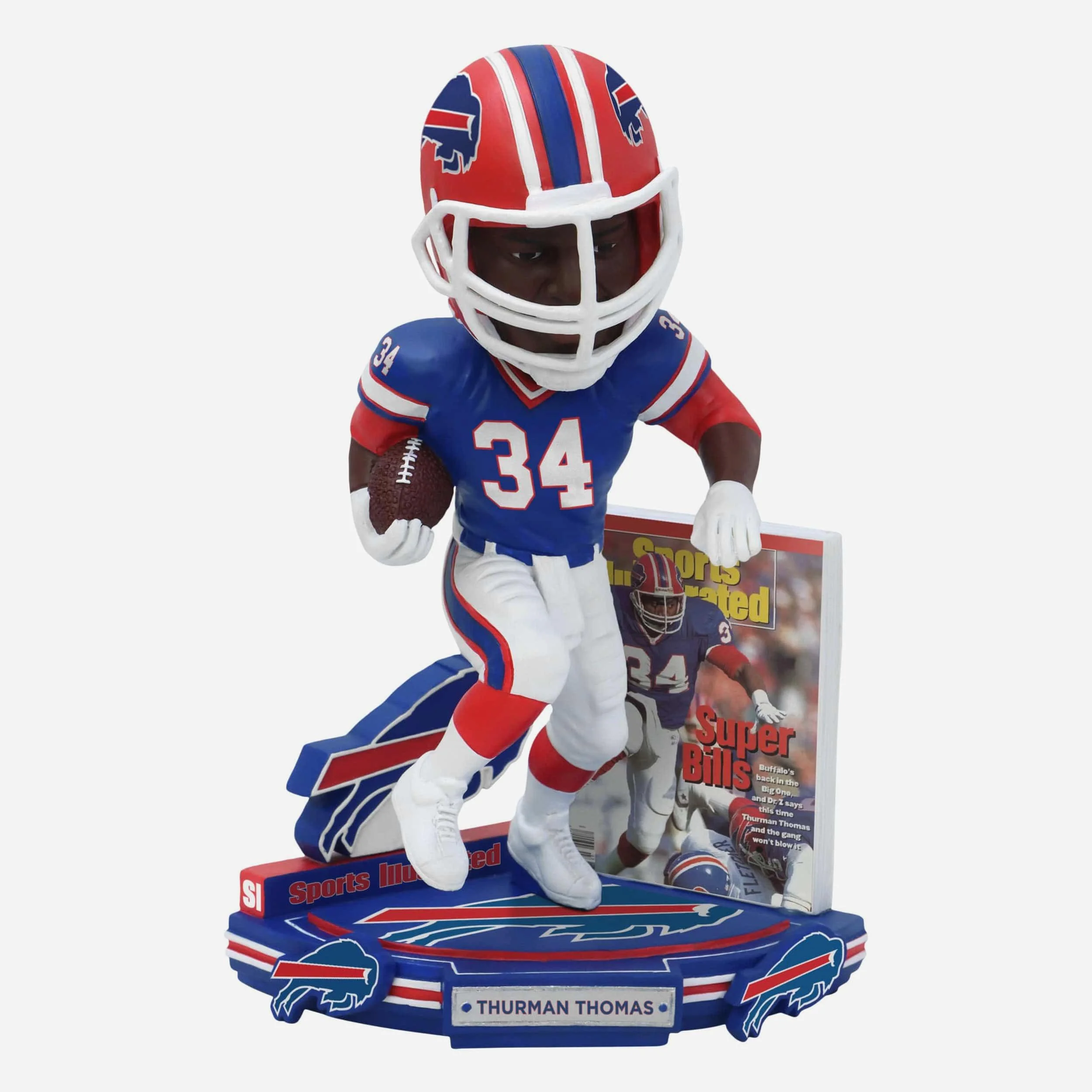Thurman Thomas Buffalo Bills Super Bills Sports Illustrated Cover Bobblehead