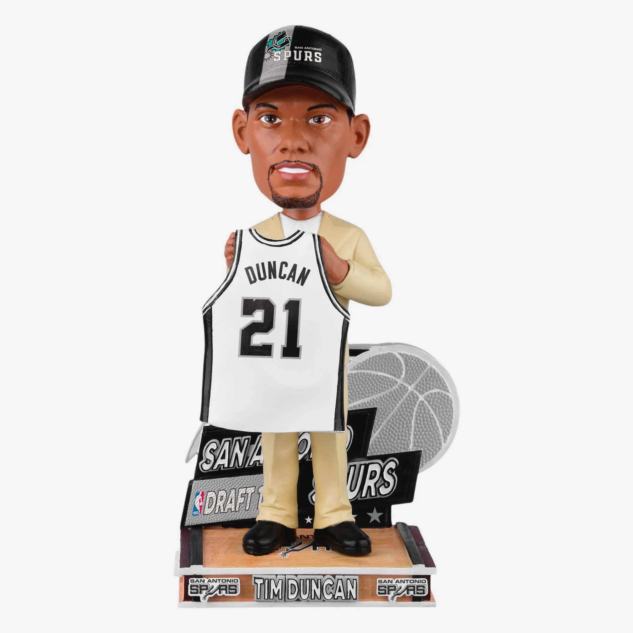 Tim Duncan San Antonio Spurs 1997 Draft Pick Bobblehead