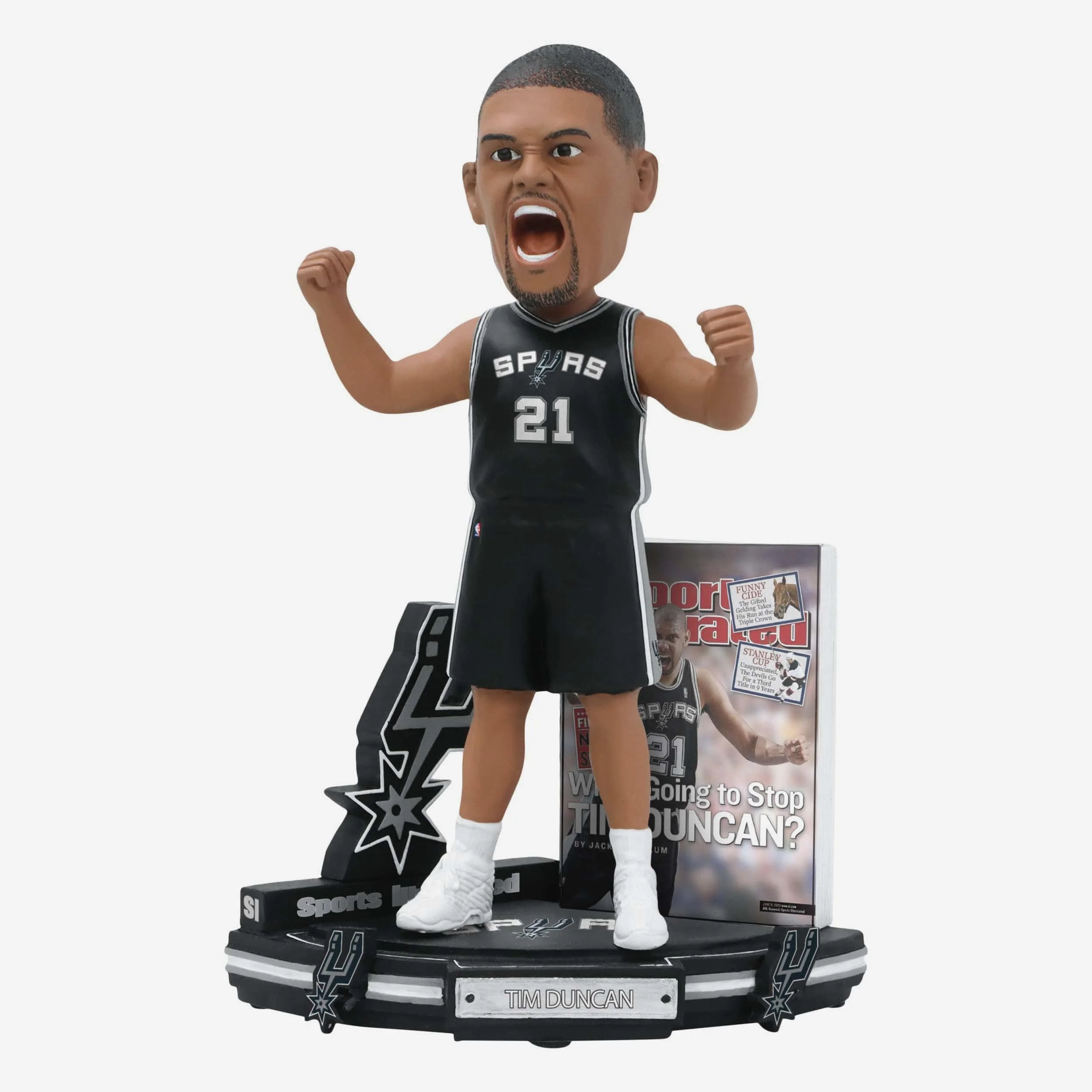 Tim Duncan San Antonio Spurs 2003 NBA Western Conference Sports Illustrated Cover Bobblehead