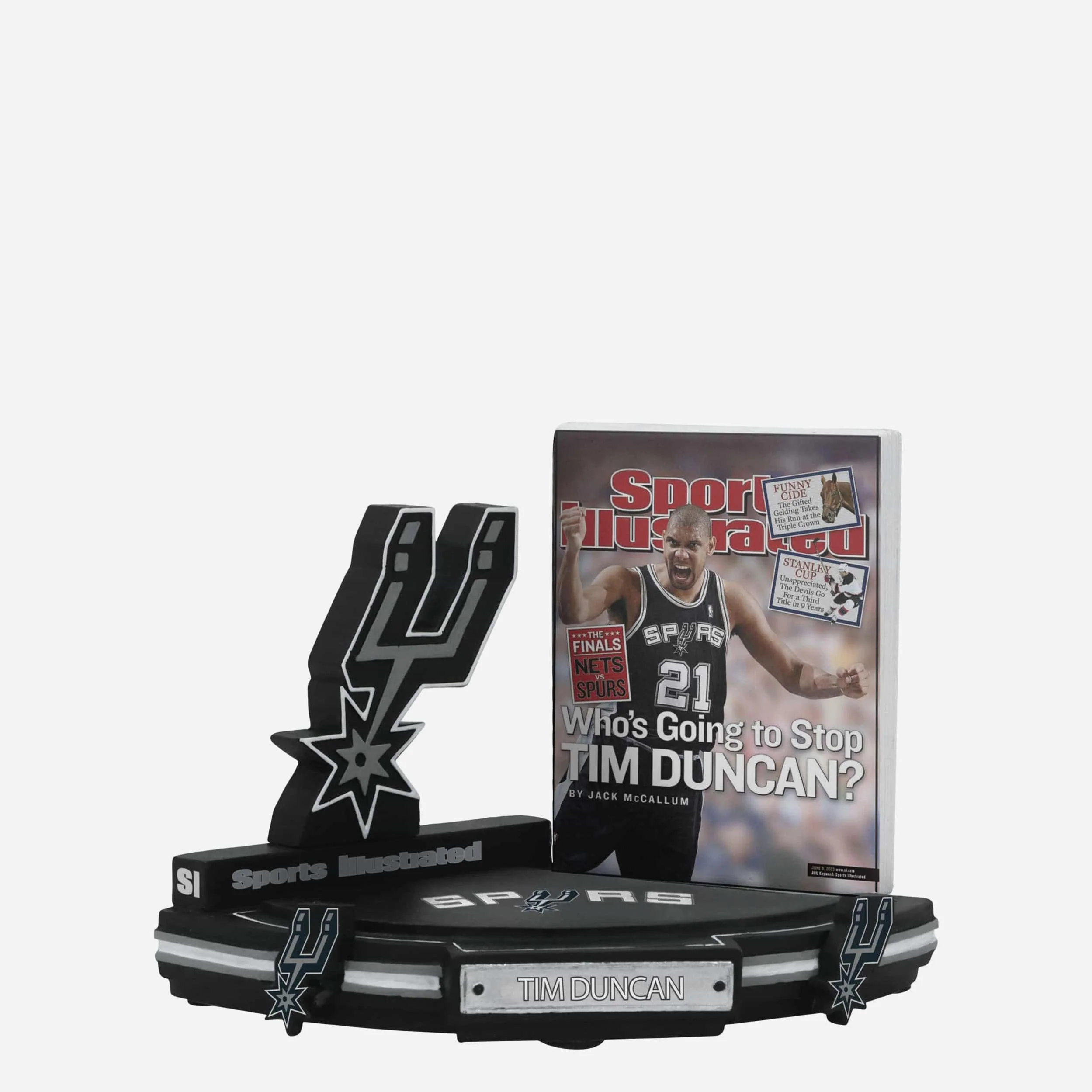 Tim Duncan San Antonio Spurs 2003 NBA Western Conference Sports Illustrated Cover Bobblehead - Image 4