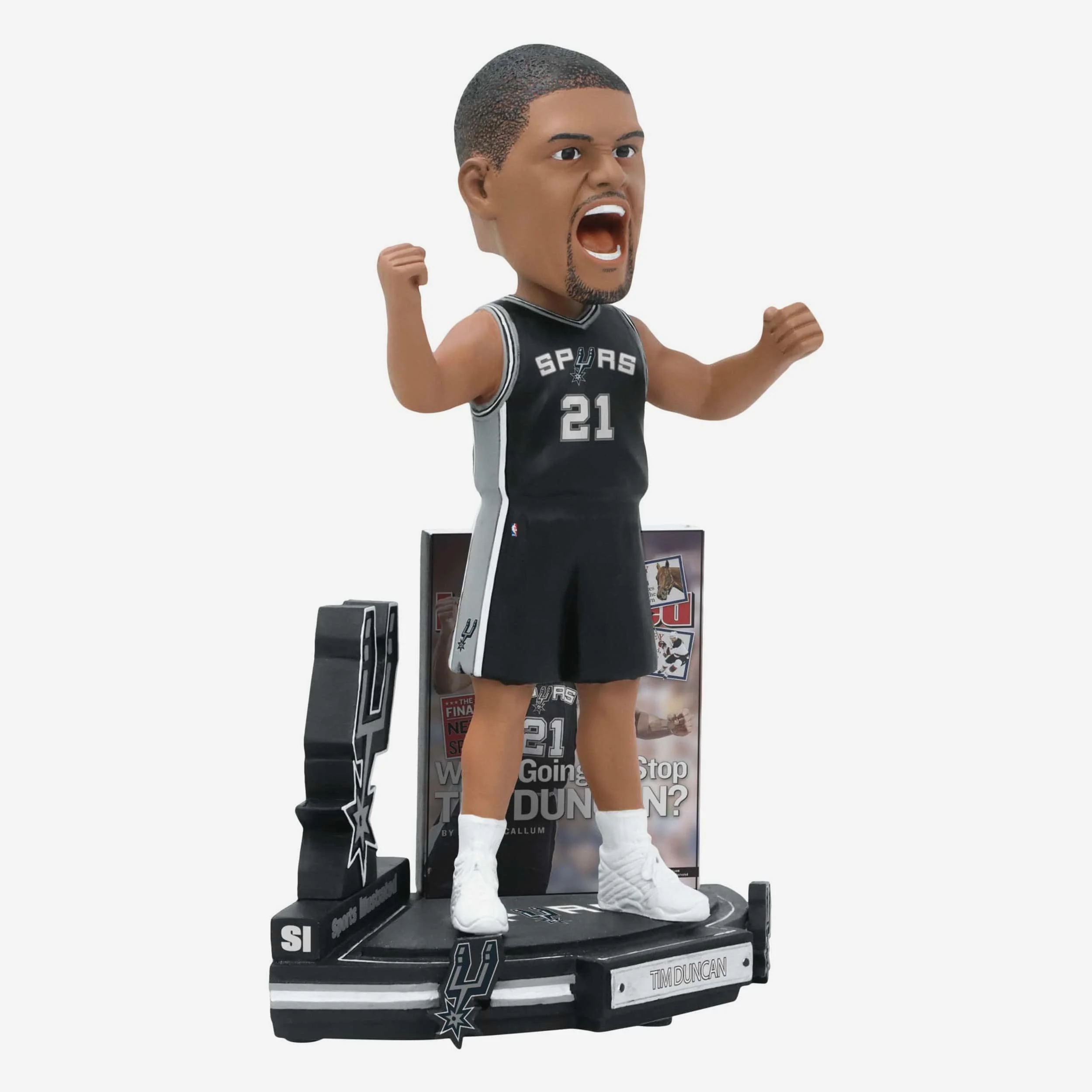 Tim Duncan San Antonio Spurs 2003 NBA Western Conference Sports Illustrated Cover Bobblehead - Image 5